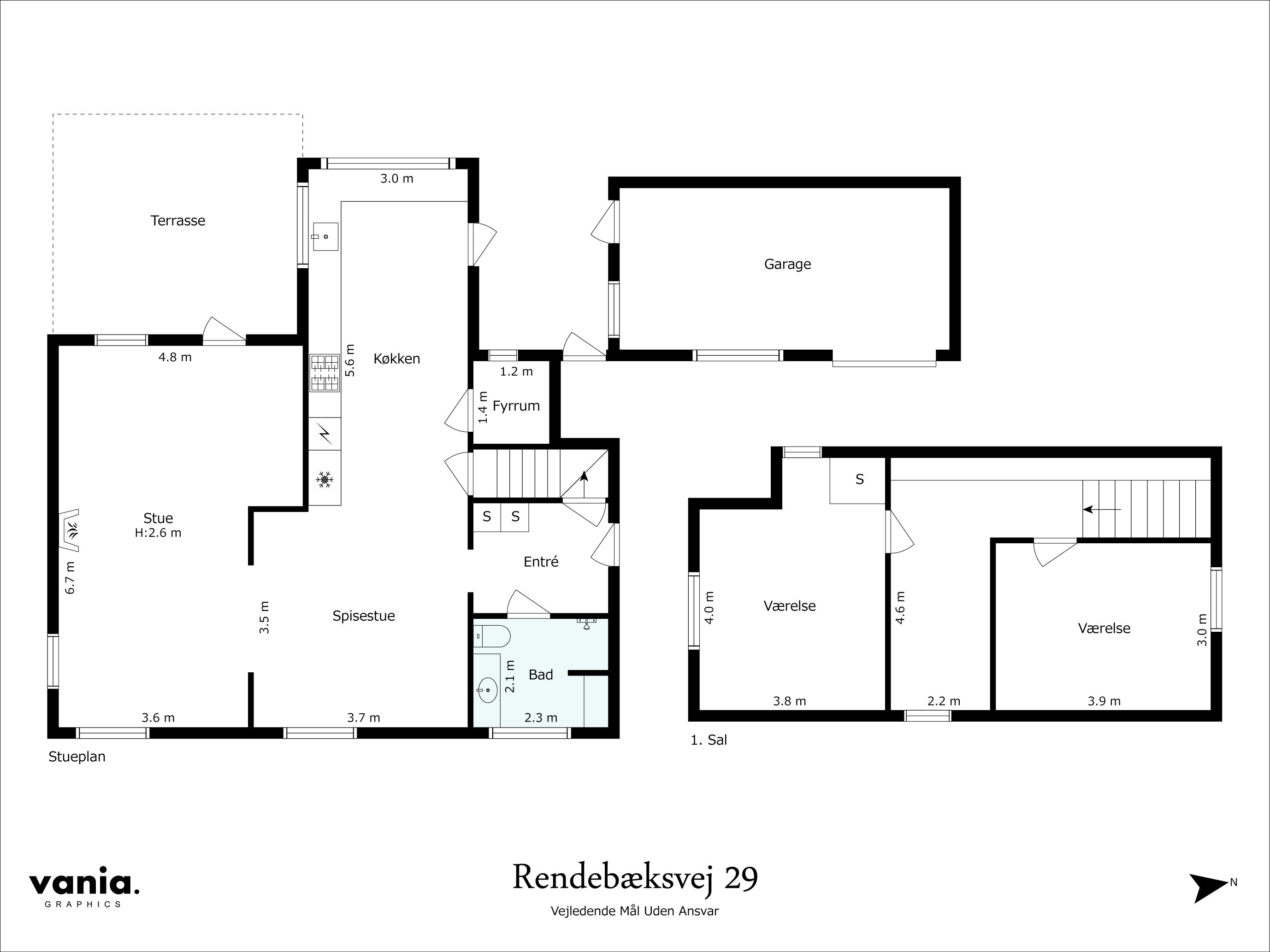 Plantegninger billede af Rendebæksvej 29, Smørumnedre, 2765 Smørum