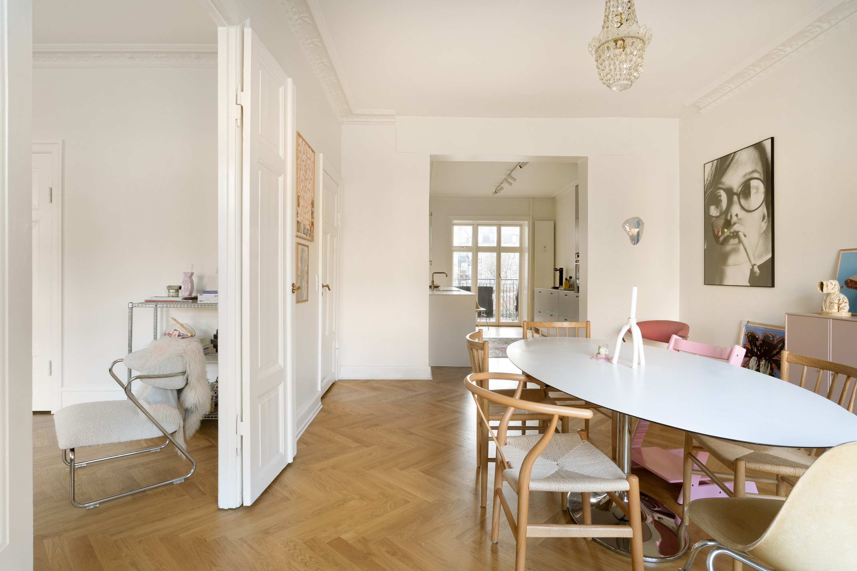 Fremhævet  billede i fuldskærmstilstand. Billede af Rolighedsvej 20, 1. tv., 1958 Frederiksberg C