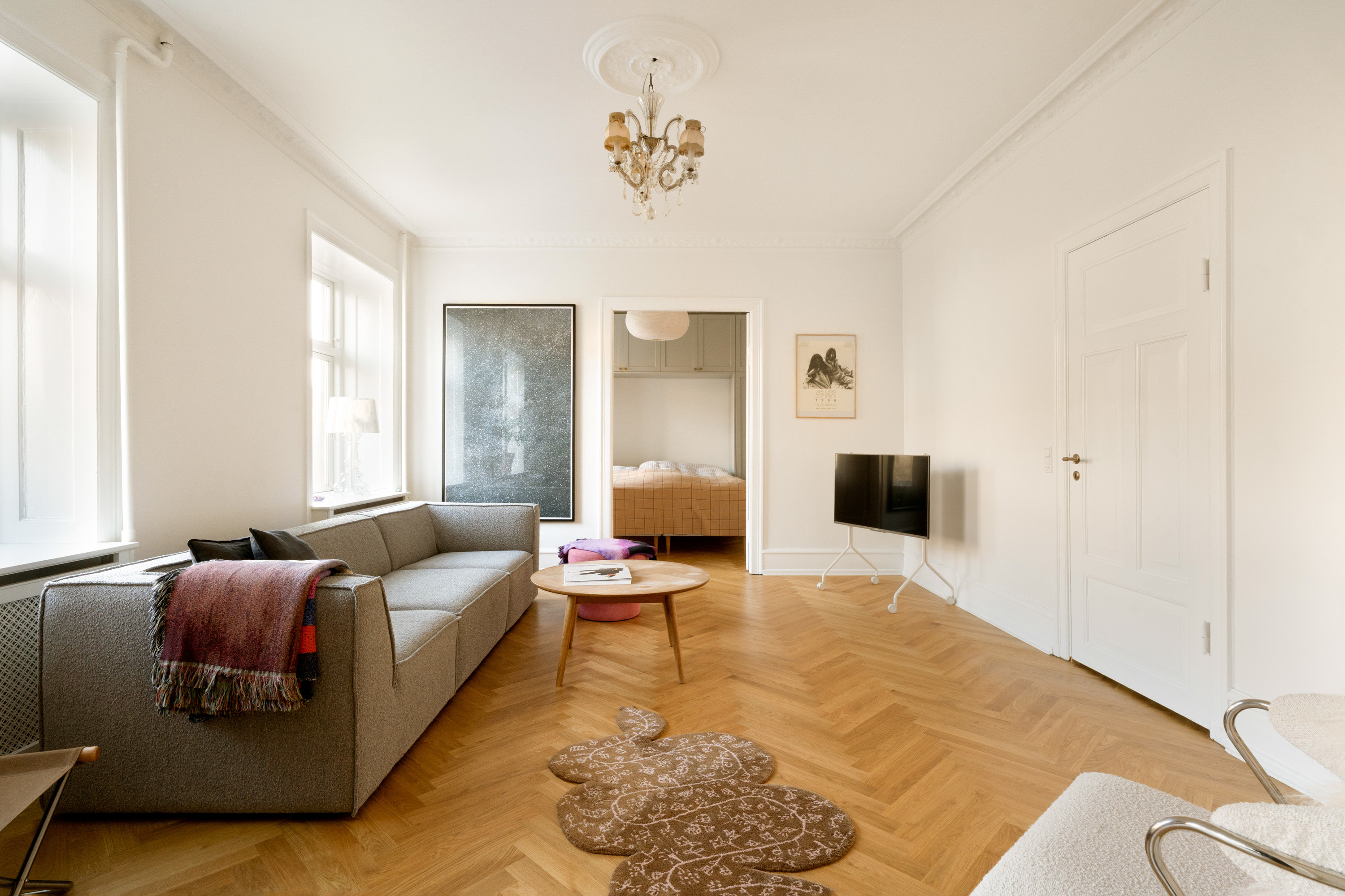 Fremhævet  billede i fuldskærmstilstand. Billede af Rolighedsvej 20, 1. tv., 1958 Frederiksberg C