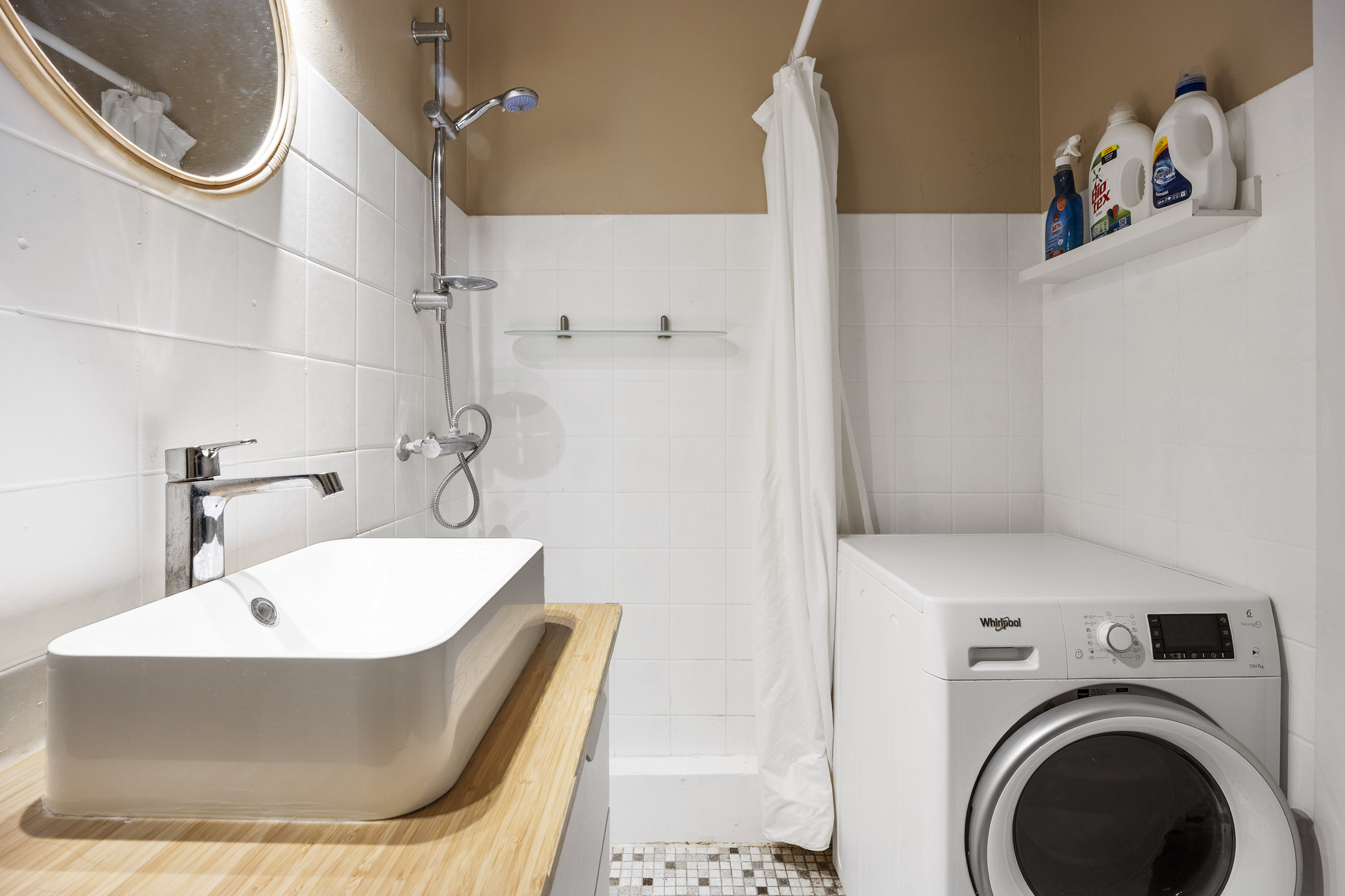 Fremhævet badeværelse billede i fuldskærmstilstand. Billede af Hamletsgade 4, 2. 162., 2200 København N