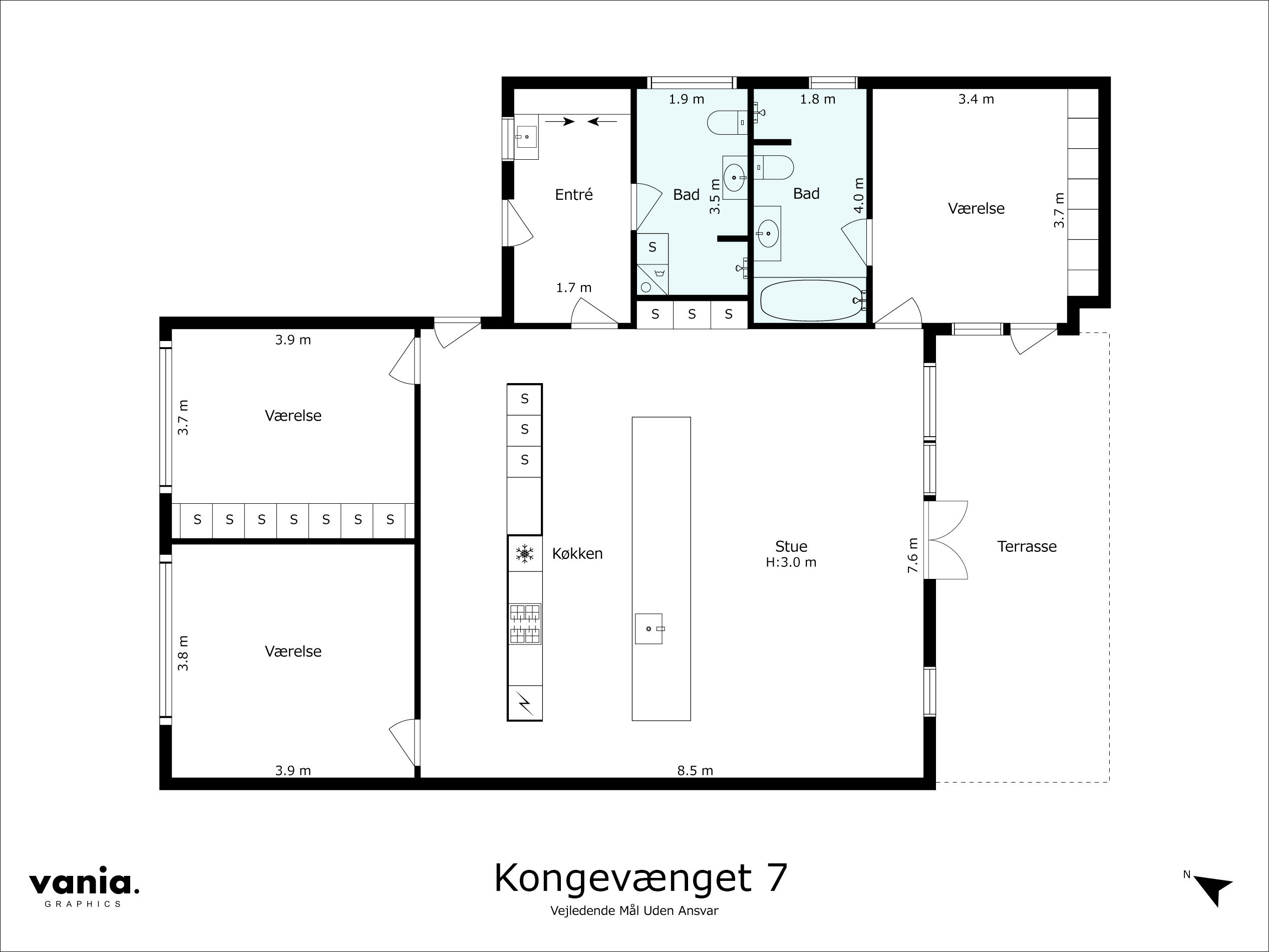 Plantegninger billede af Kongevænget 7, Smørumnedre, 2765 Smørum