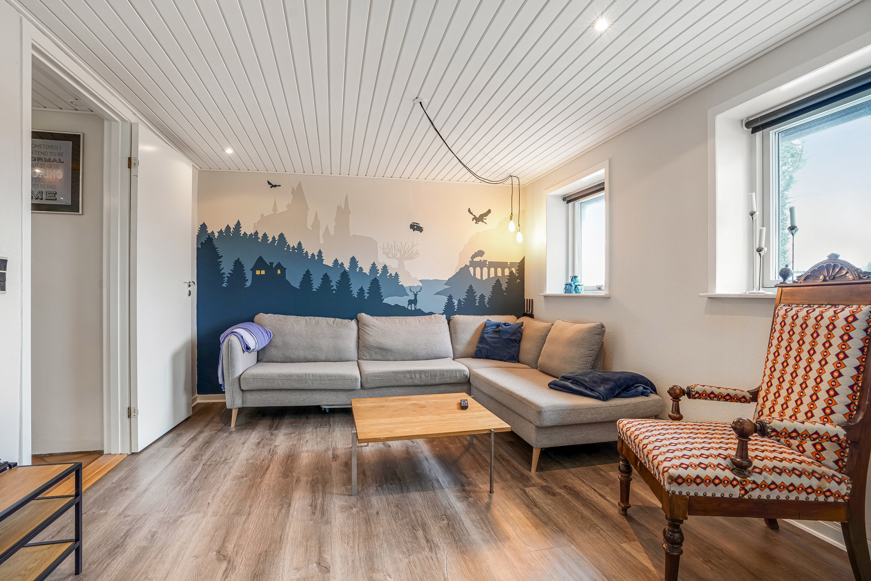 Fremhævet stue billede i fuldskærmstilstand. Billede af Bredgade 95, 7250 Hejnsvig