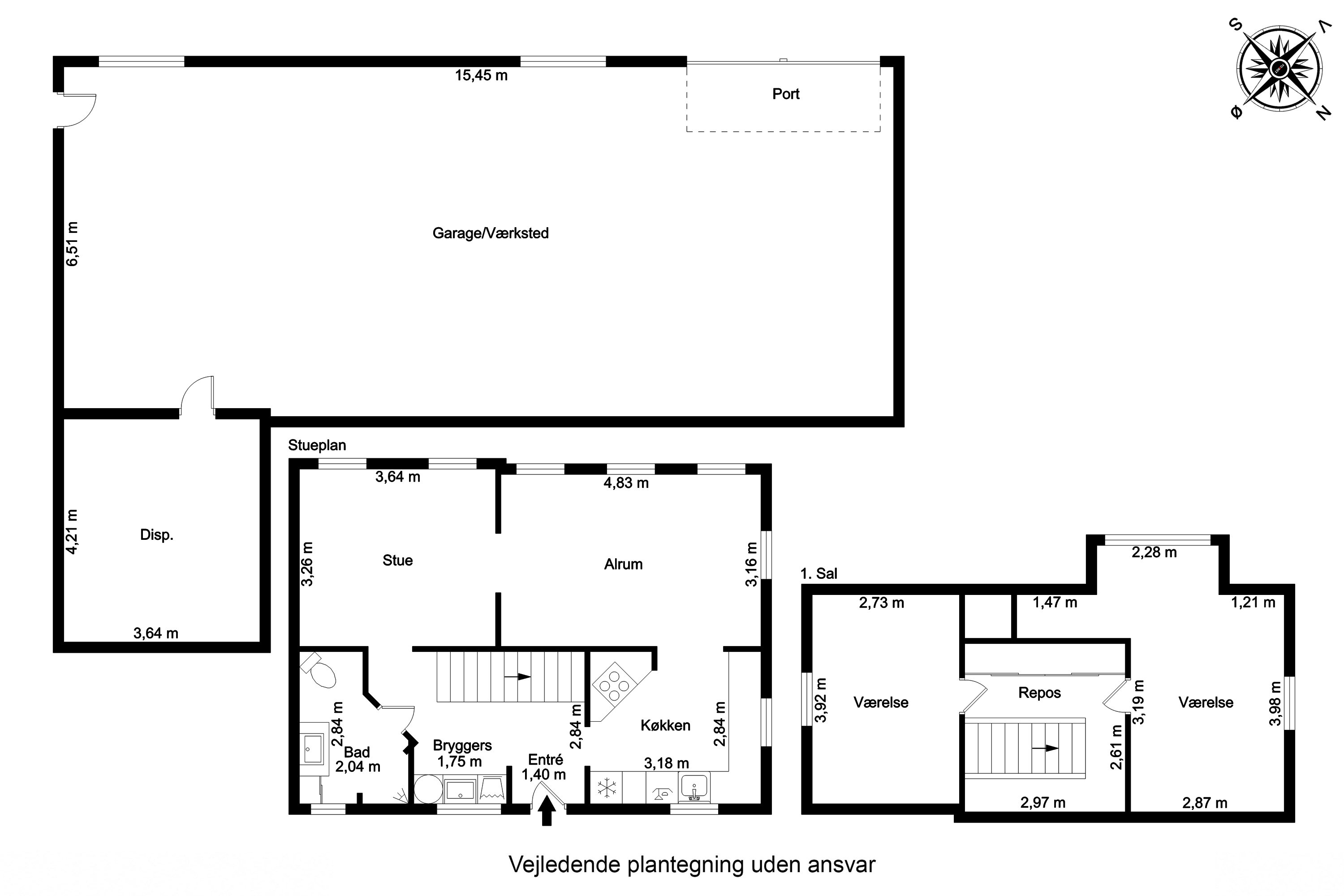 Plantegninger billede af Bredgade 95, 7250 Hejnsvig