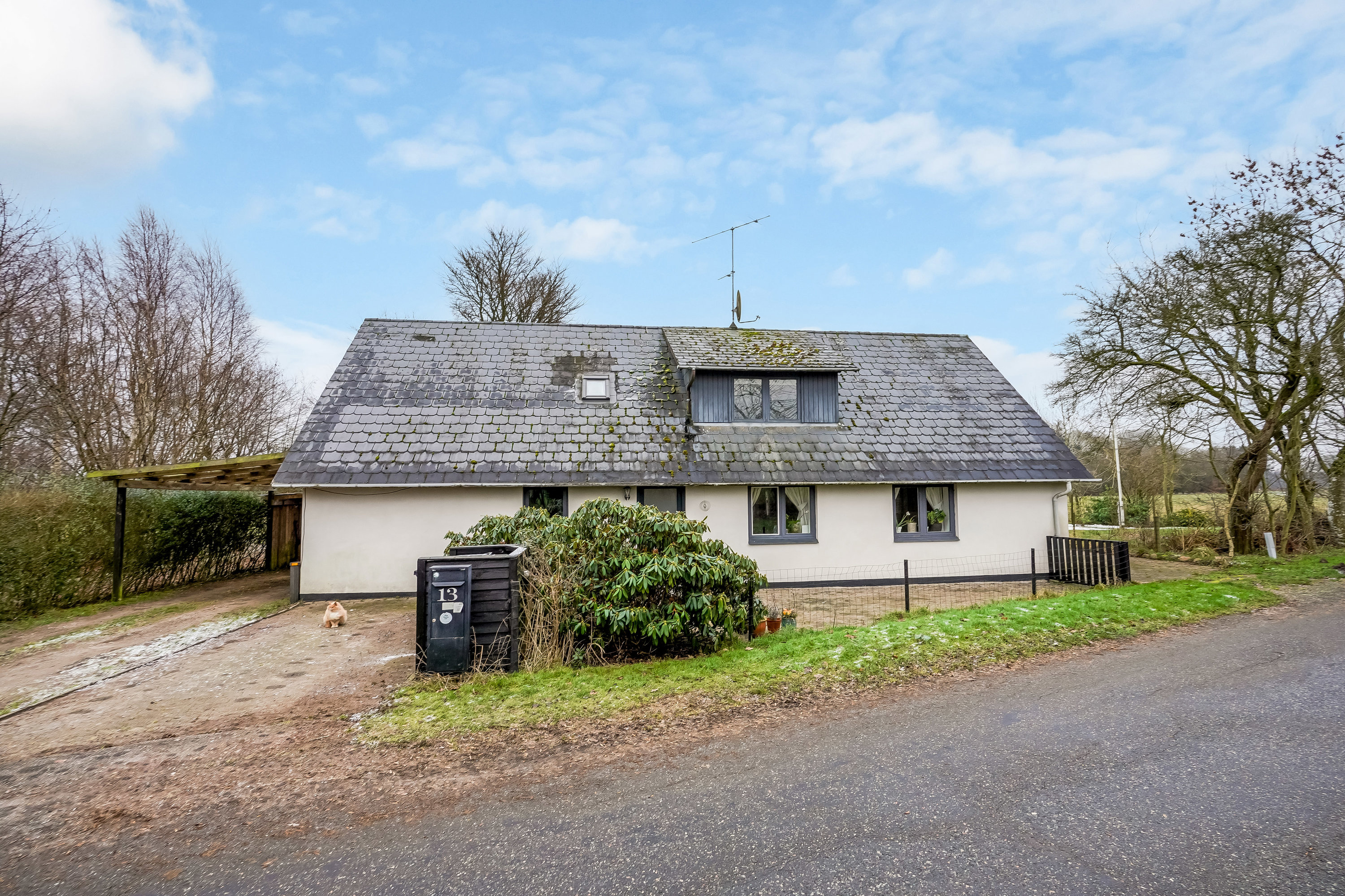 Fremhævet ejendommen billede i fuldskærmstilstand. Billede af Saksmosevej 13, 7300 Jelling