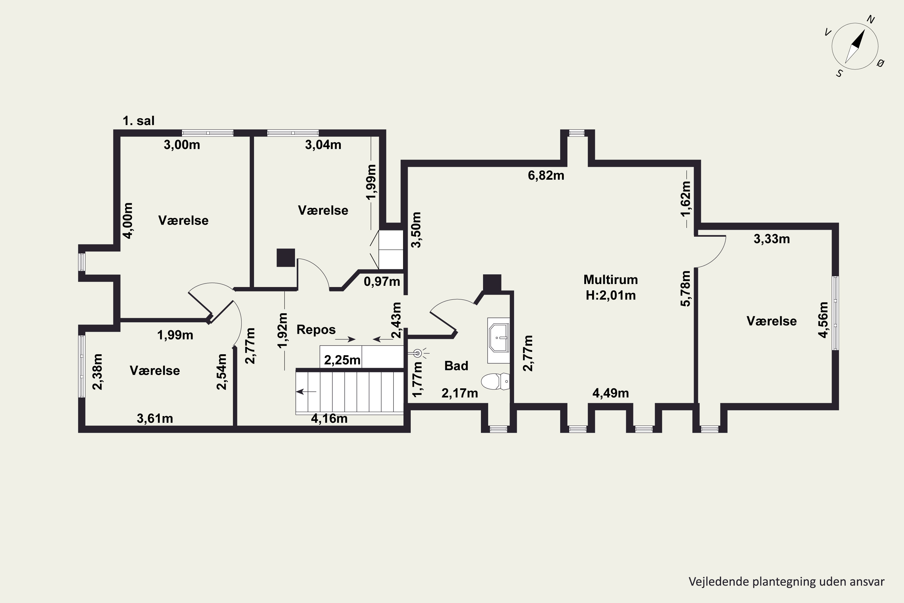 Plantegninger billede af Sødalvej 12, Rødding, 8830 Tjele