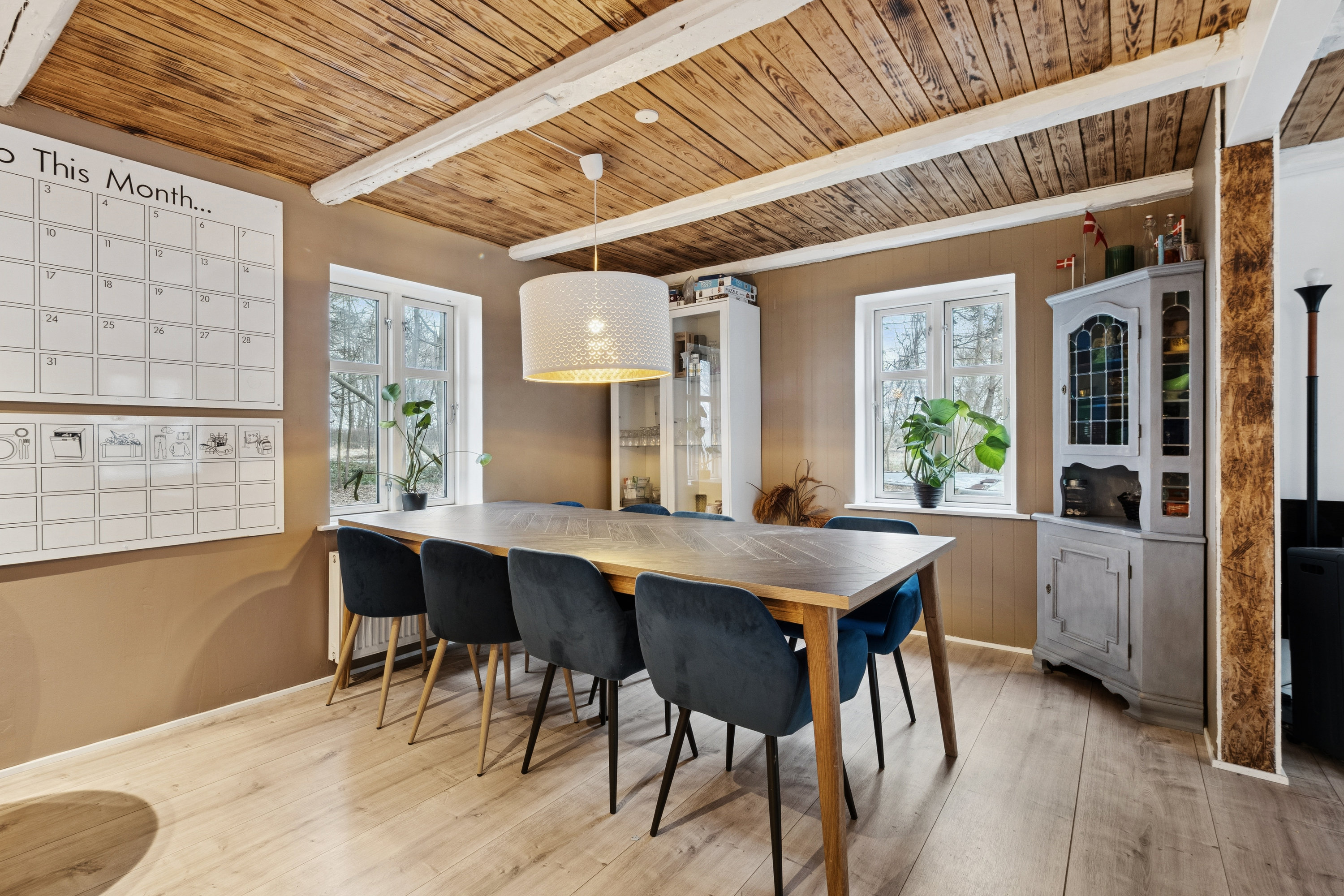 Fremhævet stue billede i fuldskærmstilstand. Billede af Sødalvej 12, Rødding, 8830 Tjele