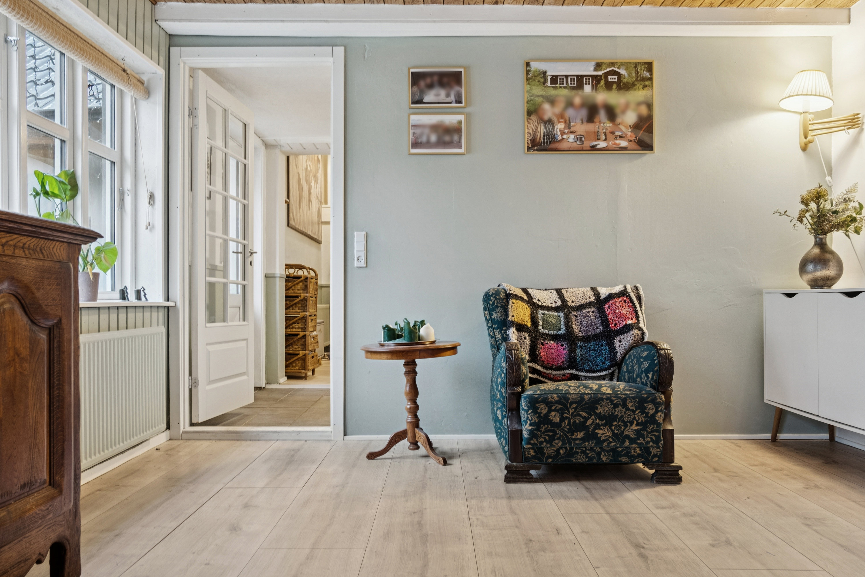 Fremhævet stue billede i fuldskærmstilstand. Billede af Sødalvej 12, Rødding, 8830 Tjele