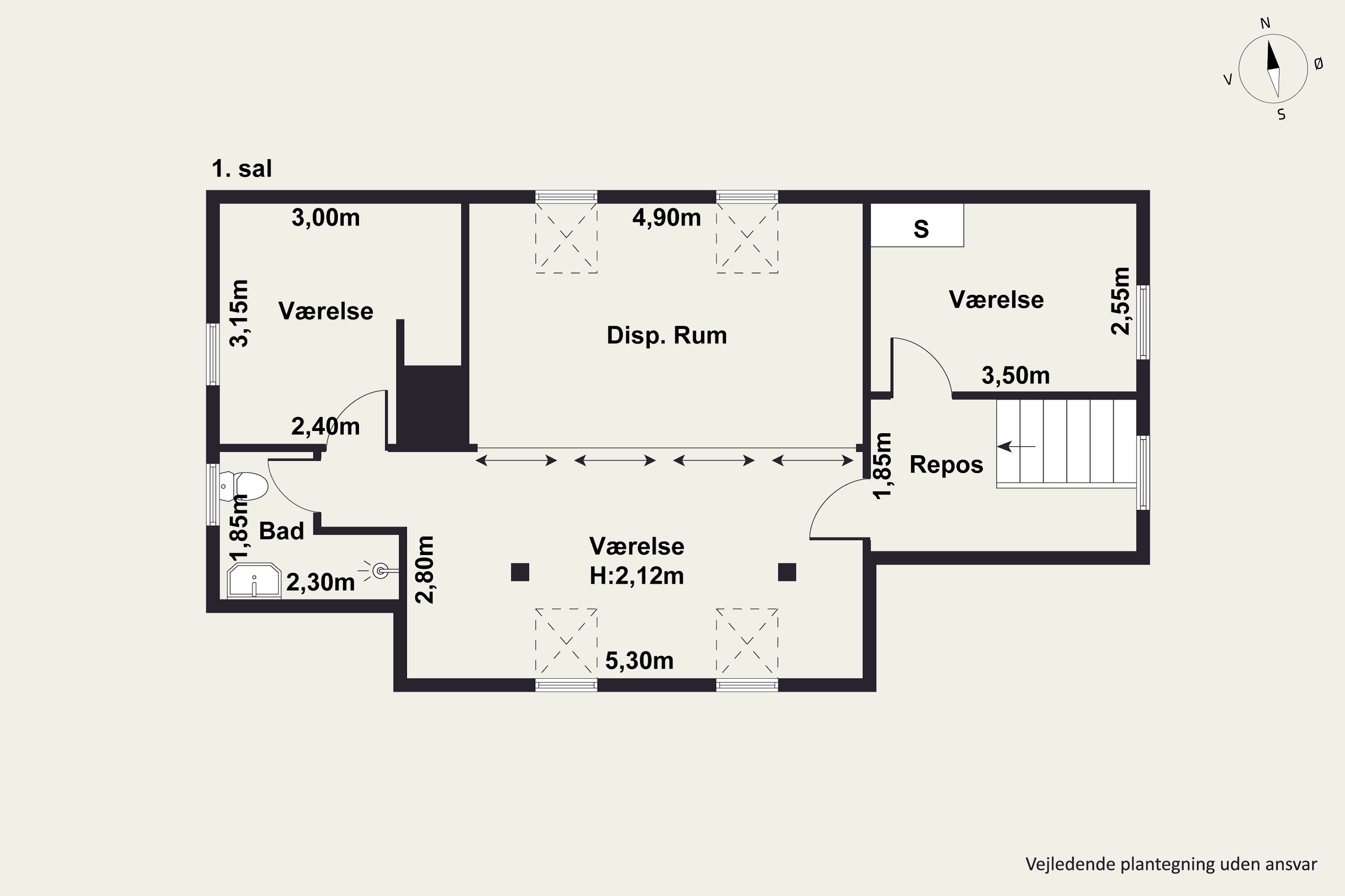 Plantegninger billede af Nymøllevej 35, Barmer, 9240 Nibe