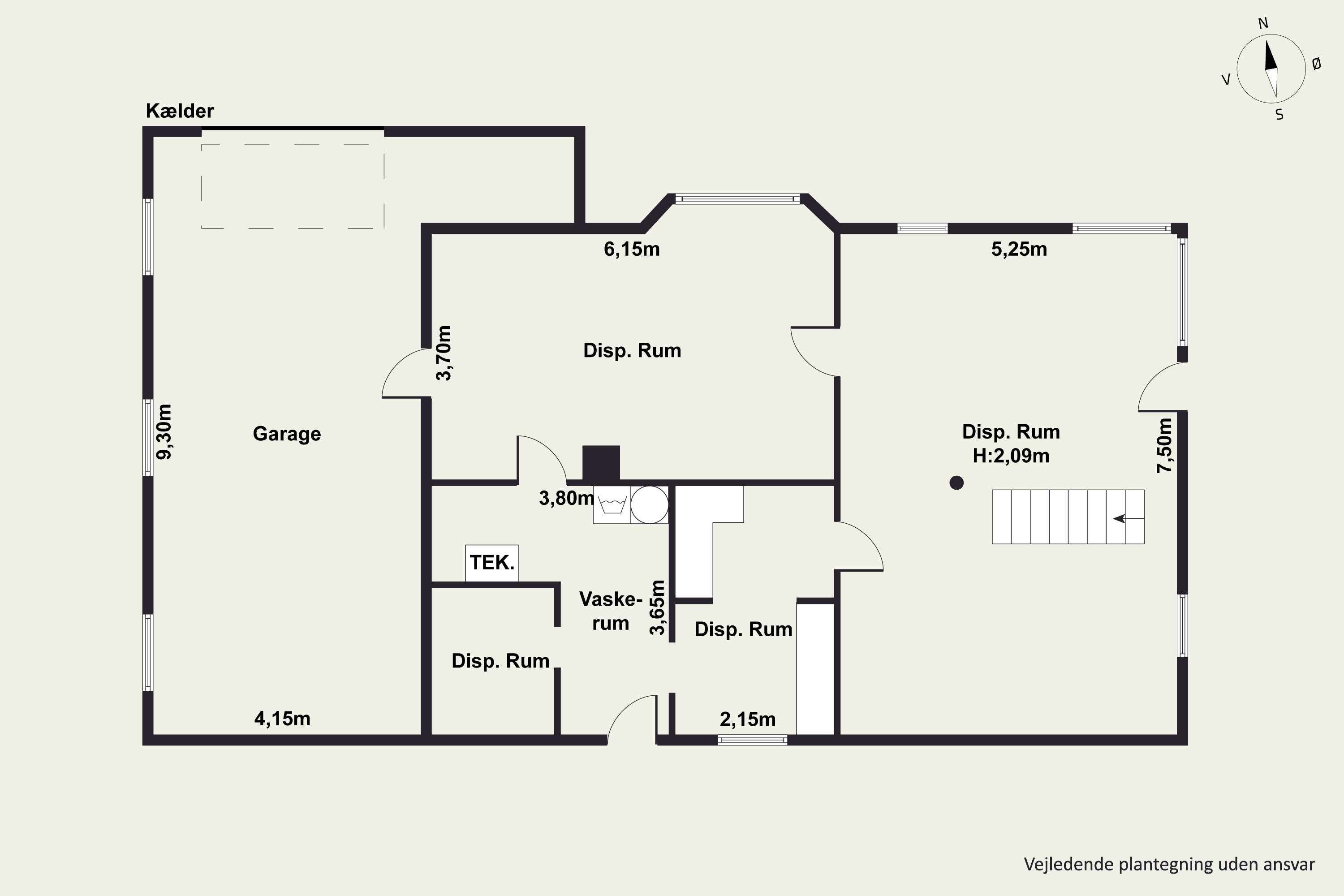 Plantegninger billede af Nymøllevej 35, Barmer, 9240 Nibe