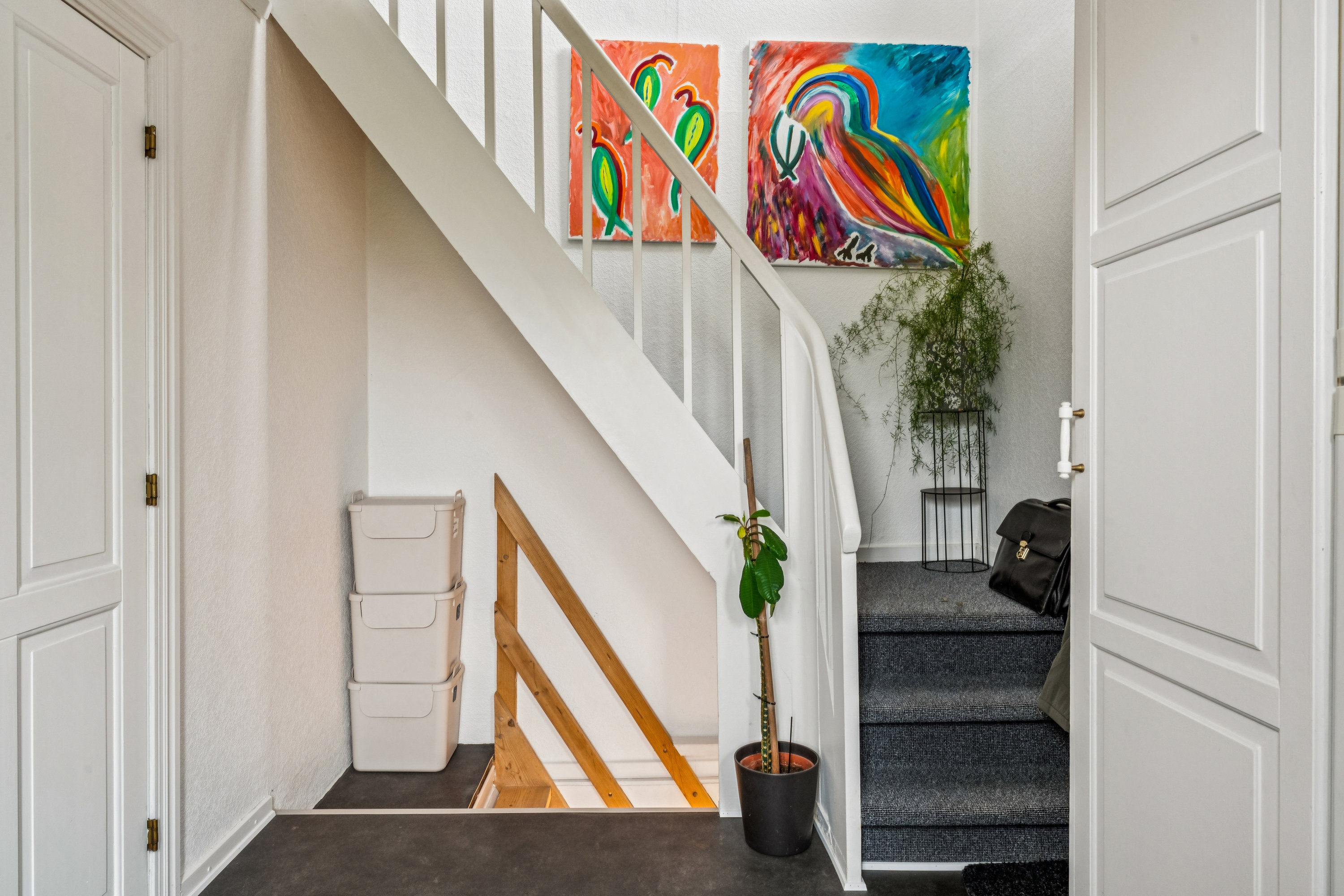 Fremhævet trappe billede i fuldskærmstilstand. Billede af Nymøllevej 35, Barmer, 9240 Nibe