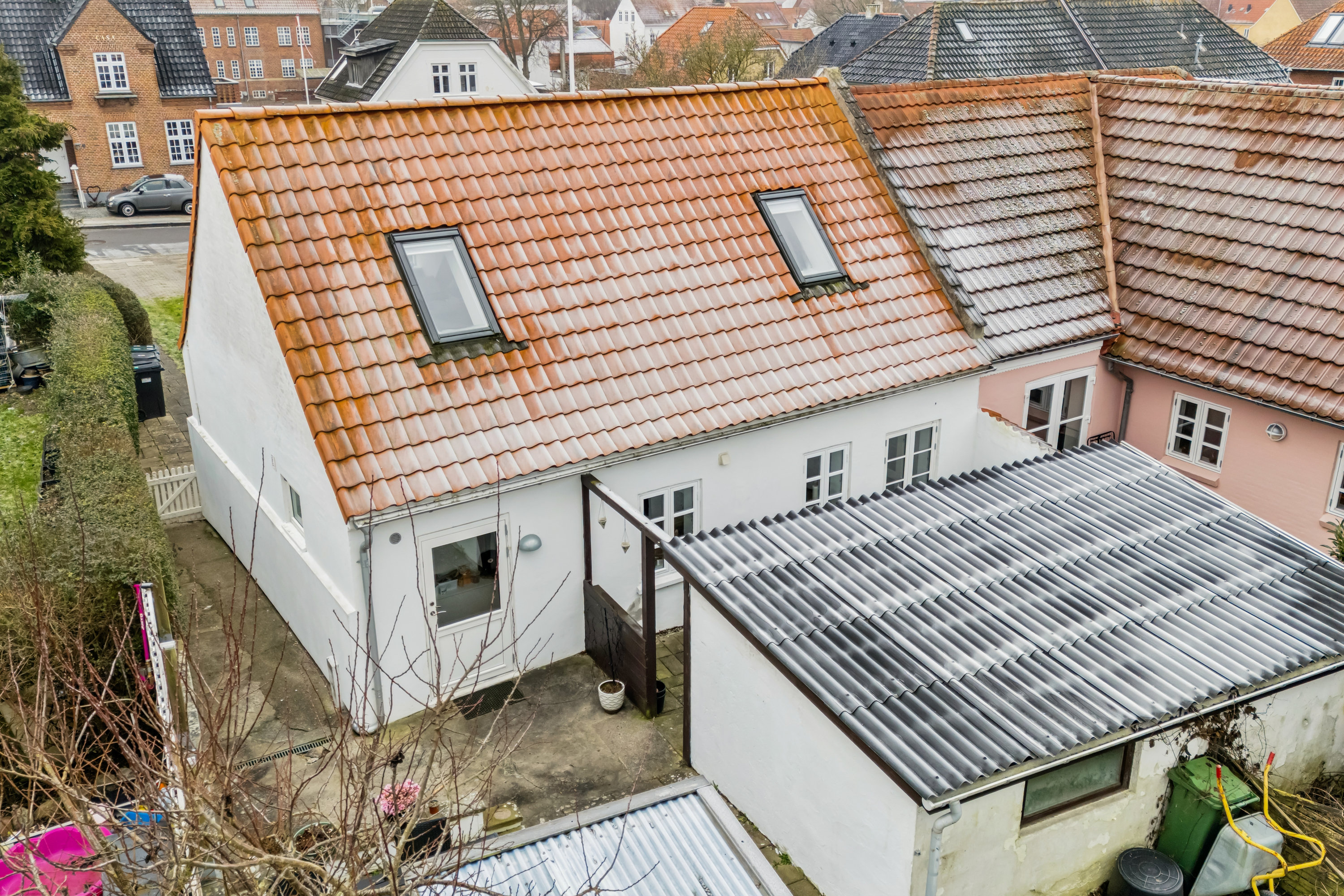 Fremhævet luftfoto billede i fuldskærmstilstand. Billede af Thorvald Niss Gade 4, 5610 Assens