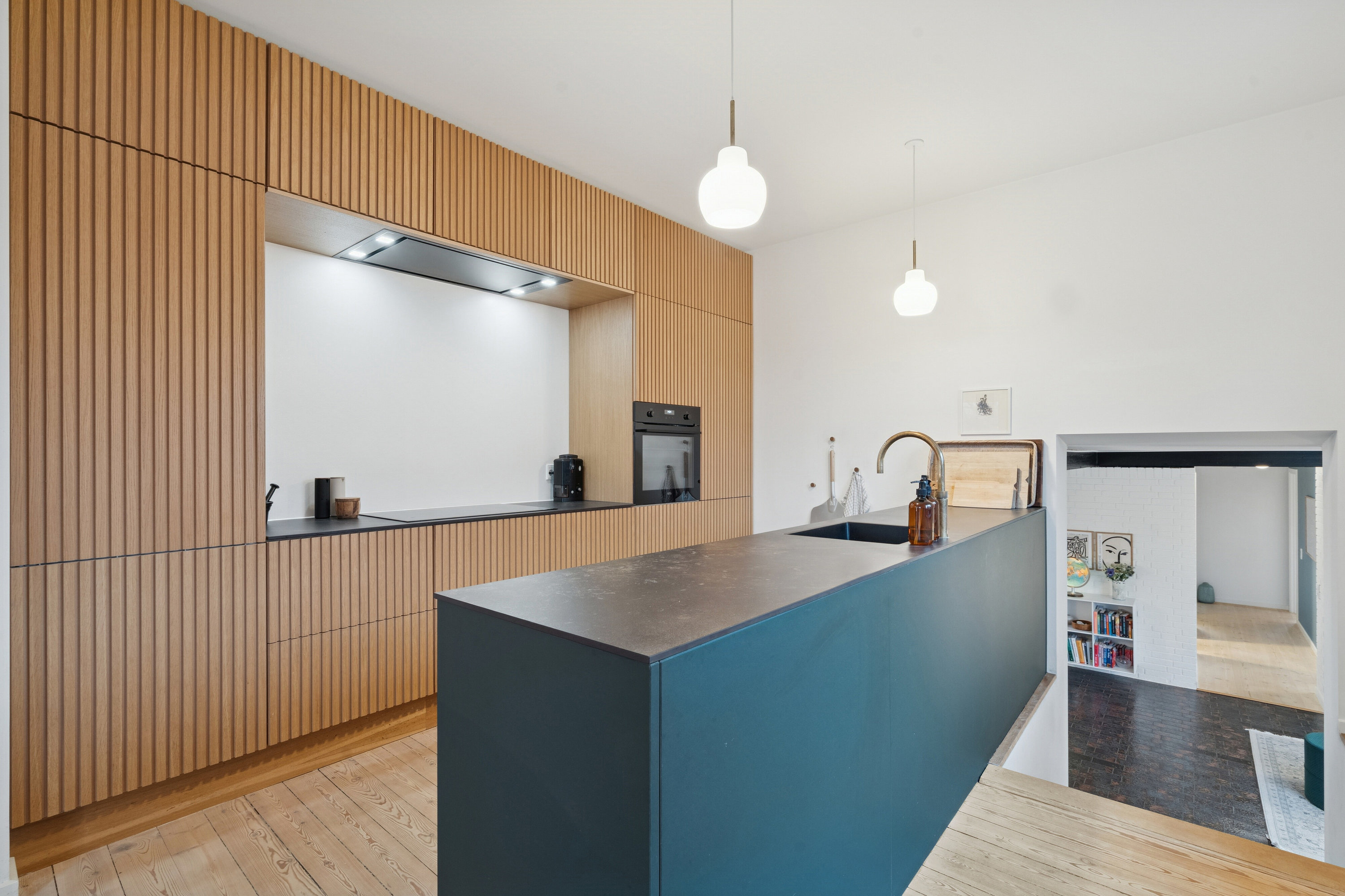 Fremhævet køkken billede i fuldskærmstilstand. Billede af Thornbæks Allé 22, 8270 Højbjerg