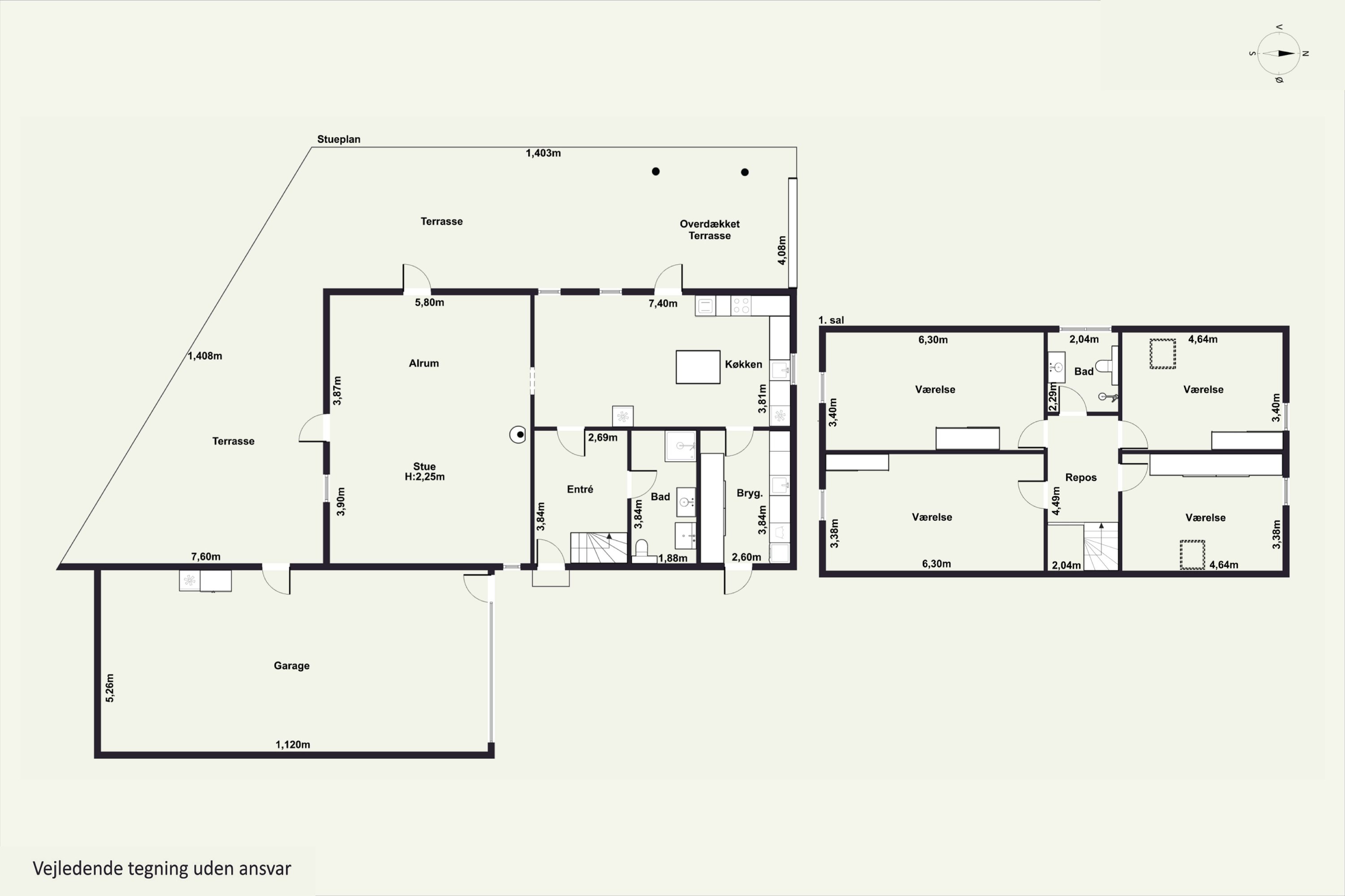 Plantegninger billede af Egebjergvej 104, Sørbymagle, 4200 Slagelse