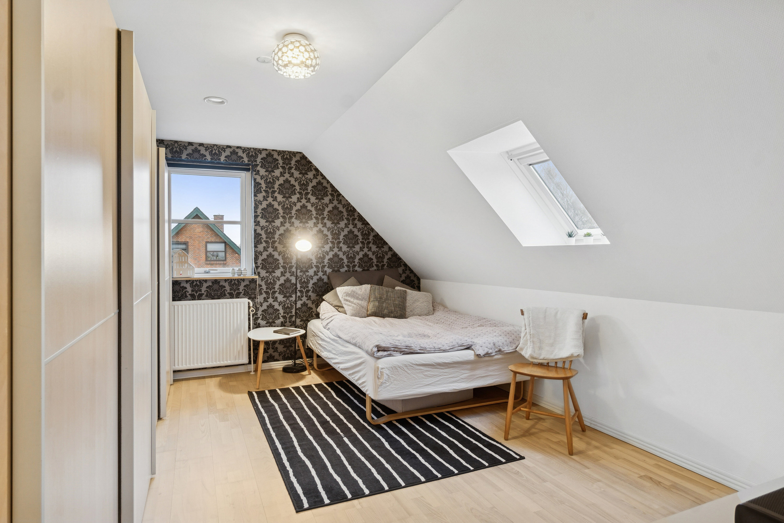 Fremhævet soveværelse billede i fuldskærmstilstand. Billede af Egebjergvej 104, Sørbymagle, 4200 Slagelse