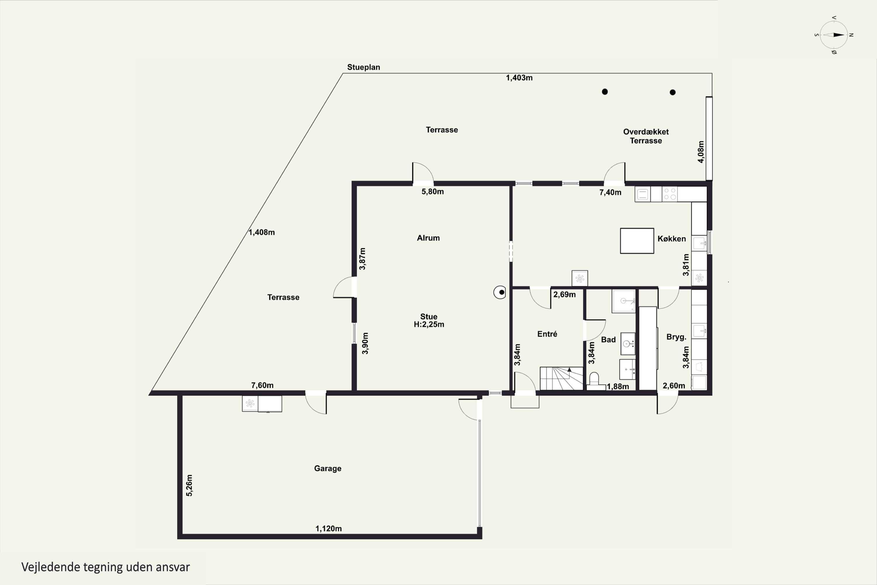Plantegninger billede af Egebjergvej 104, Sørbymagle, 4200 Slagelse