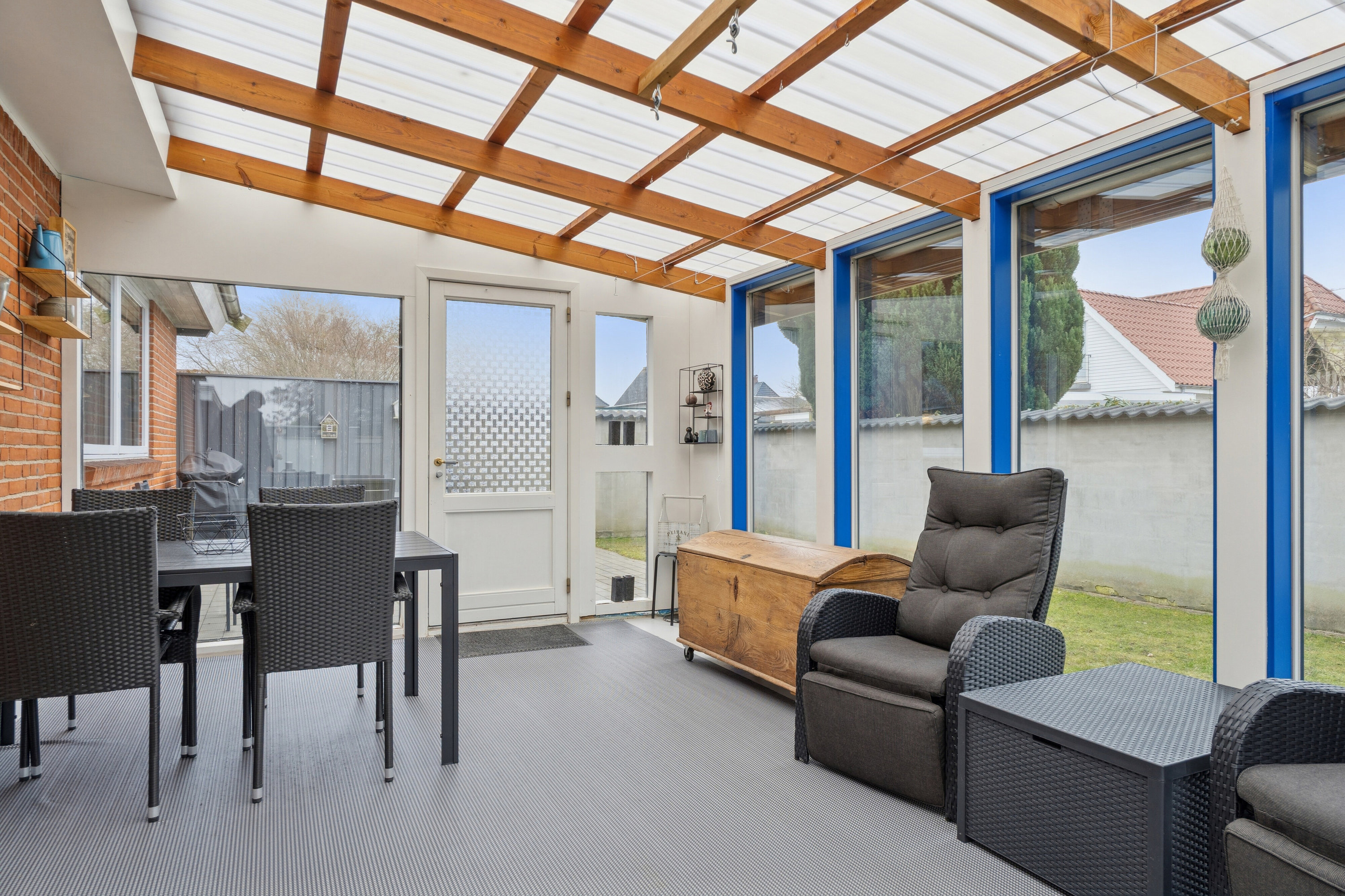 Fremhævet udestue billede i fuldskærmstilstand. Billede af Mosevænget 6, 6330 Padborg