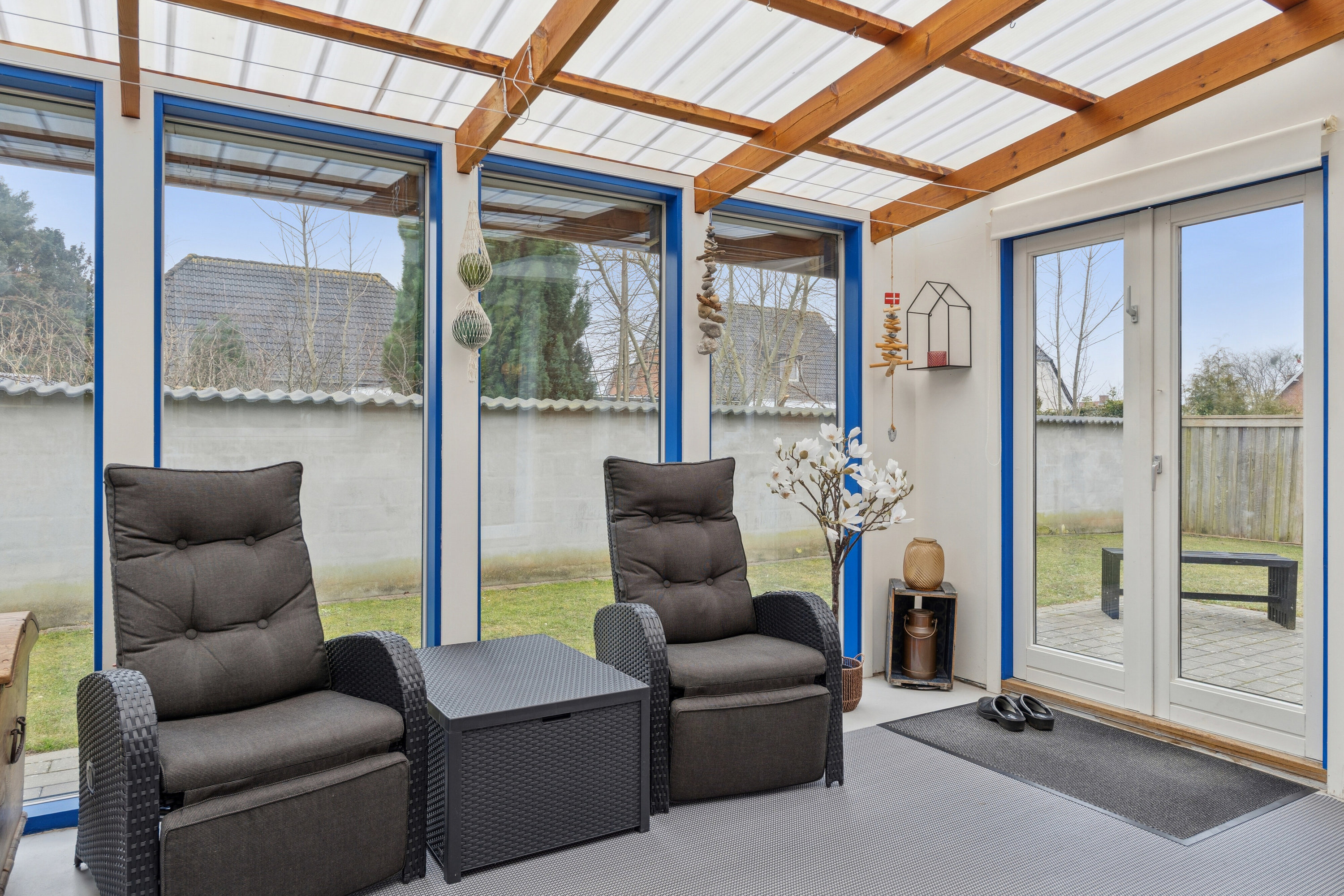 Fremhævet udestue billede i fuldskærmstilstand. Billede af Mosevænget 6, 6330 Padborg