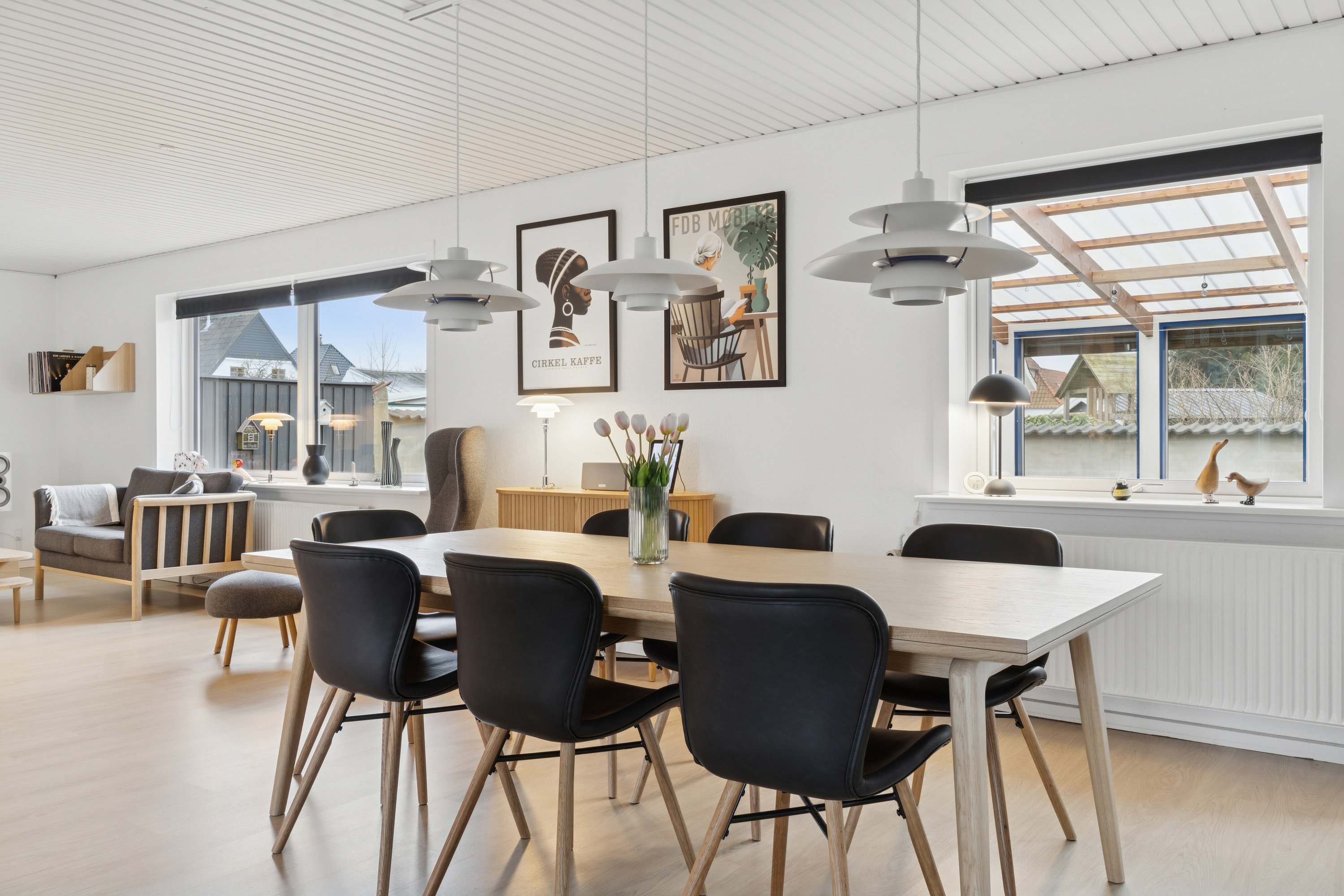 Fremhævet spisestue billede i fuldskærmstilstand. Billede af Mosevænget 6, 6330 Padborg