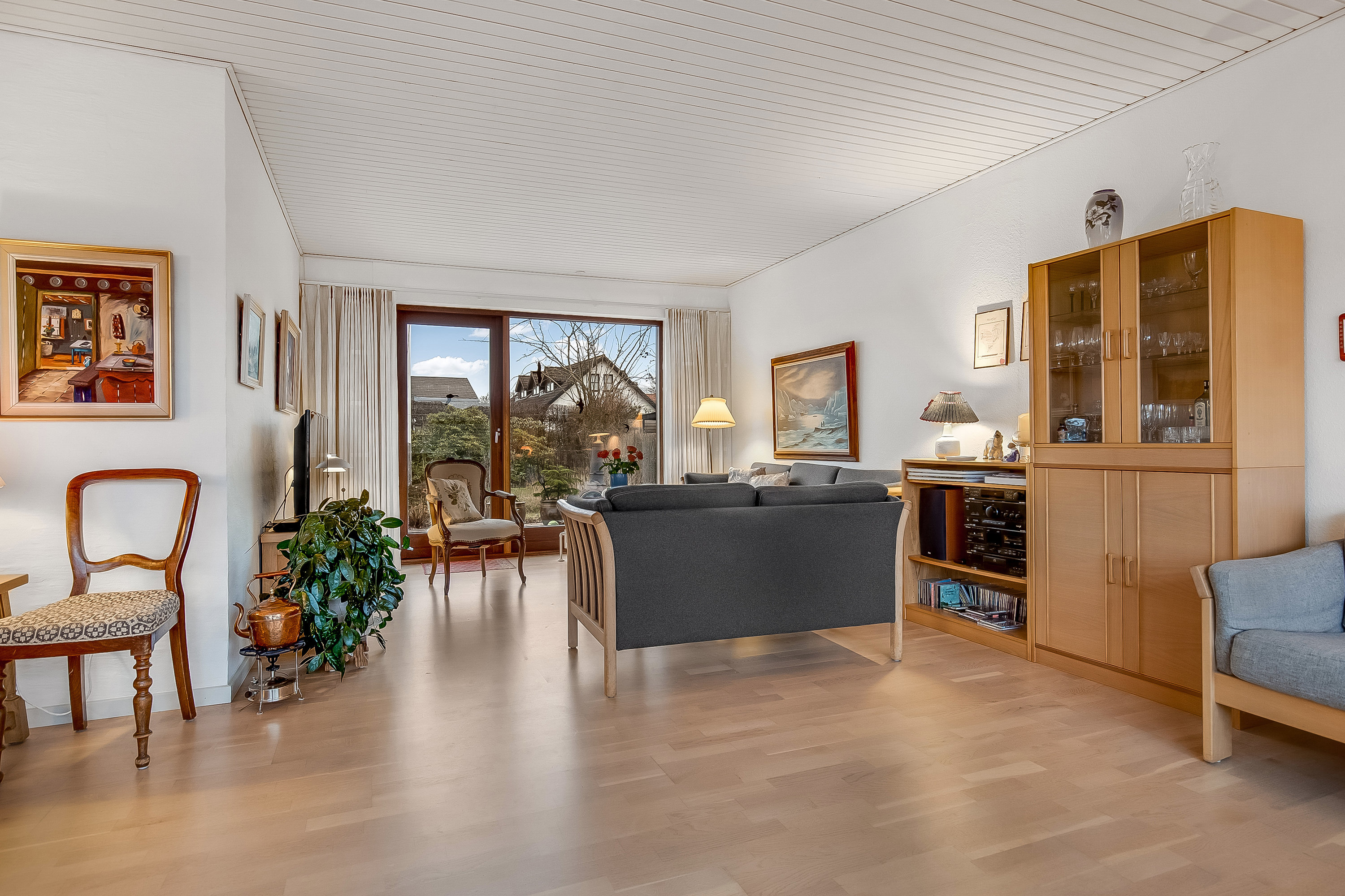 Fremhævet stue billede i fuldskærmstilstand. Billede af Ahornvej 8, 6000 Kolding