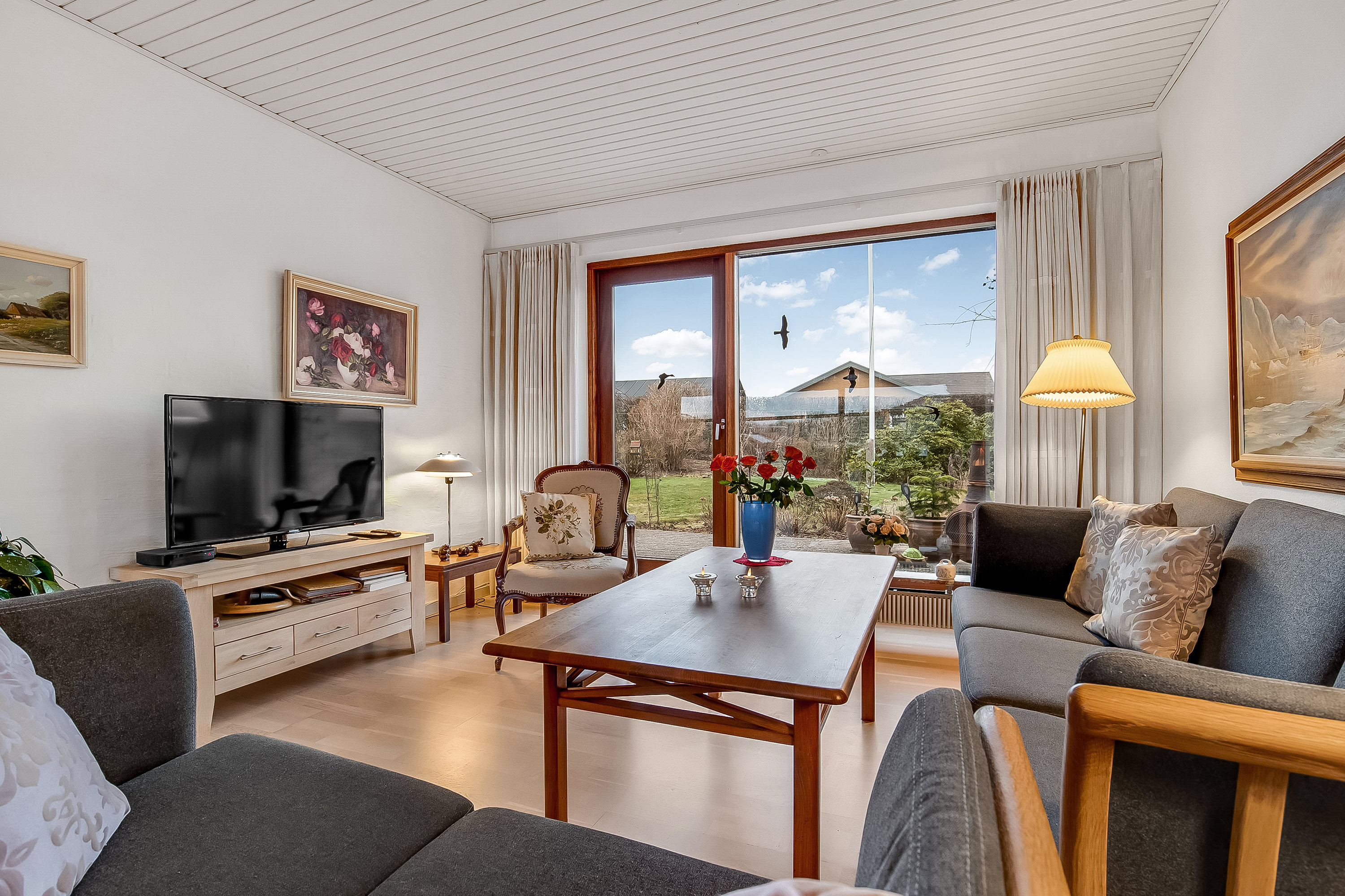 Fremhævet stue billede i fuldskærmstilstand. Billede af Ahornvej 8, 6000 Kolding