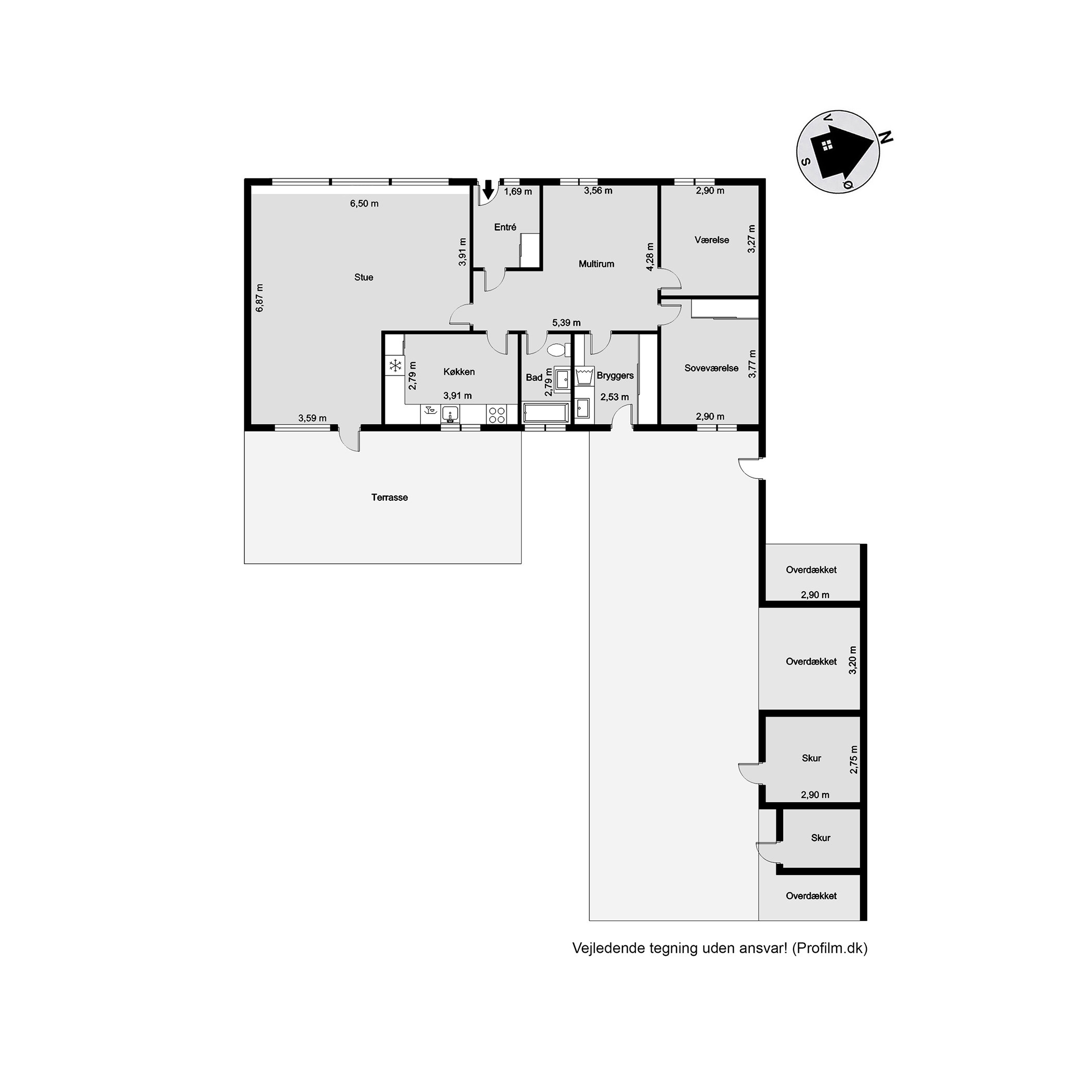 Plantegninger billede af Ahornvej 8, 6000 Kolding