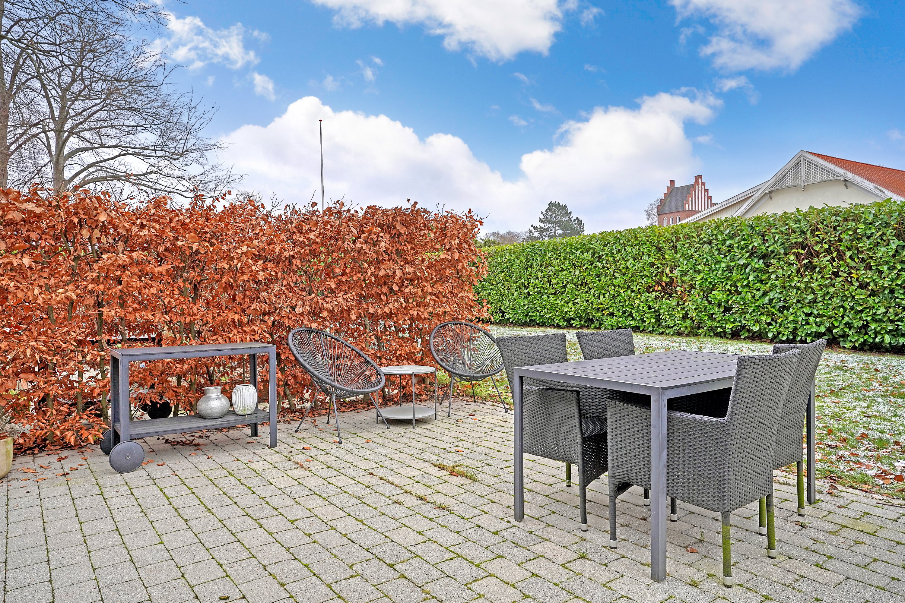 Fremhævet terrasse billede i fuldskærmstilstand. Billede af Asminderødgade 51B, 3480 Fredensborg