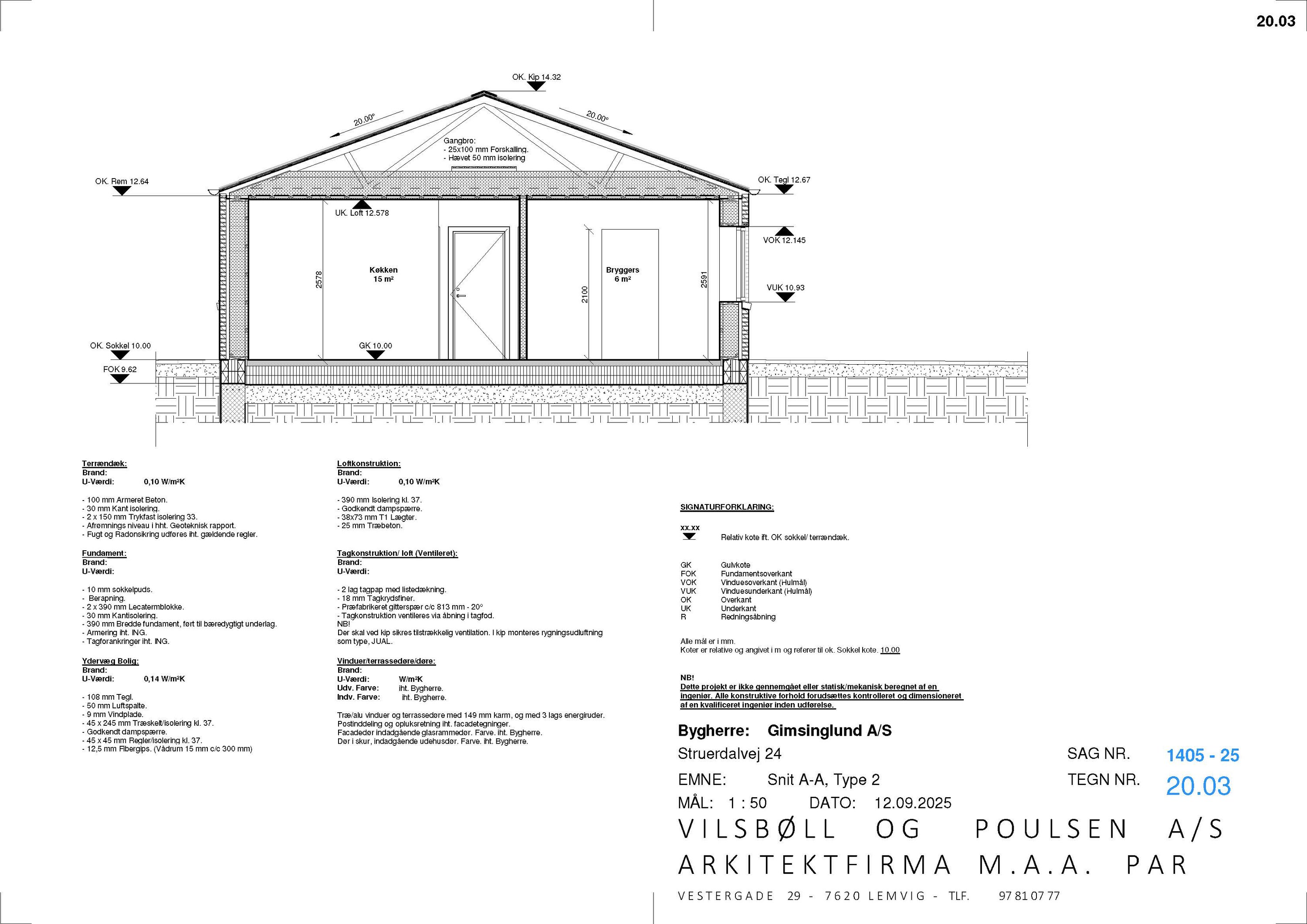 Fremhævet snit a type 2 billede i fuldskærmstilstand. Billede af Struerdalvej 24G, 7600 Struer