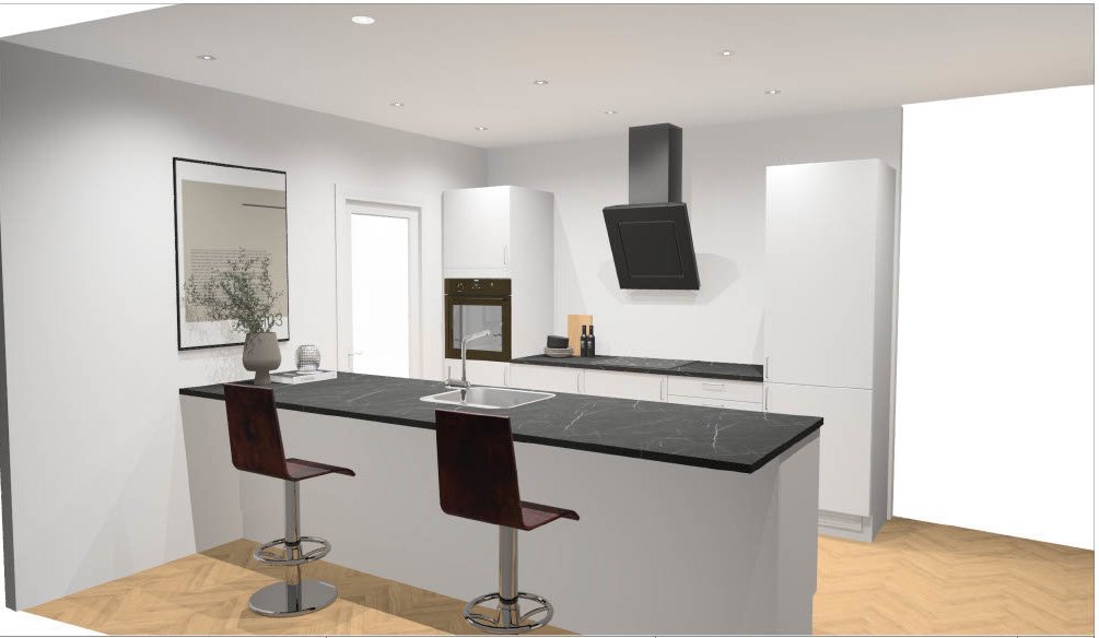 Fremhævet køkken billede i fuldskærmstilstand. Billede af Struerdalvej 24J, 7600 Struer