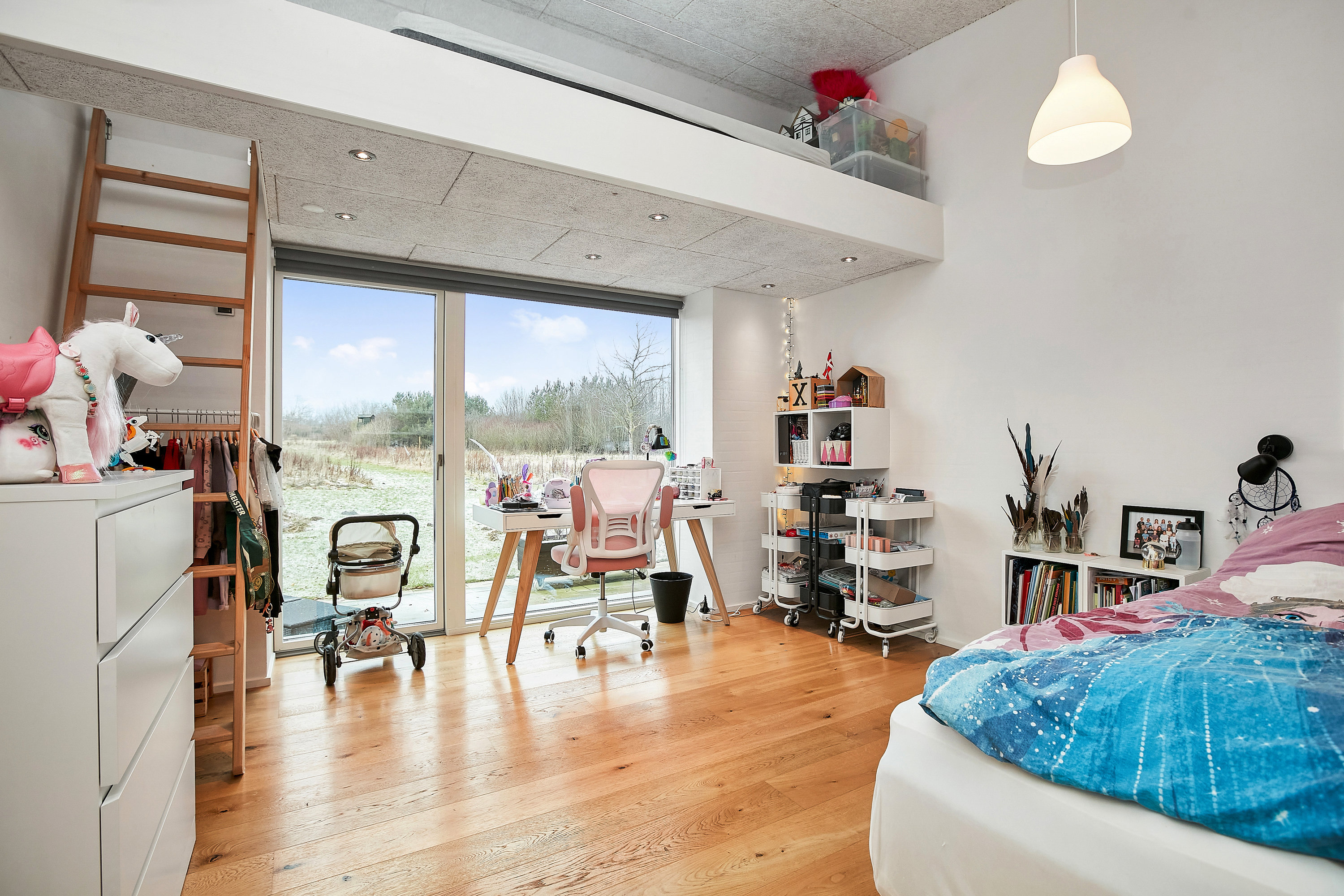 Fremhævet  billede i fuldskærmstilstand. Billede af Honum Skovvej 13, 8762 Flemming