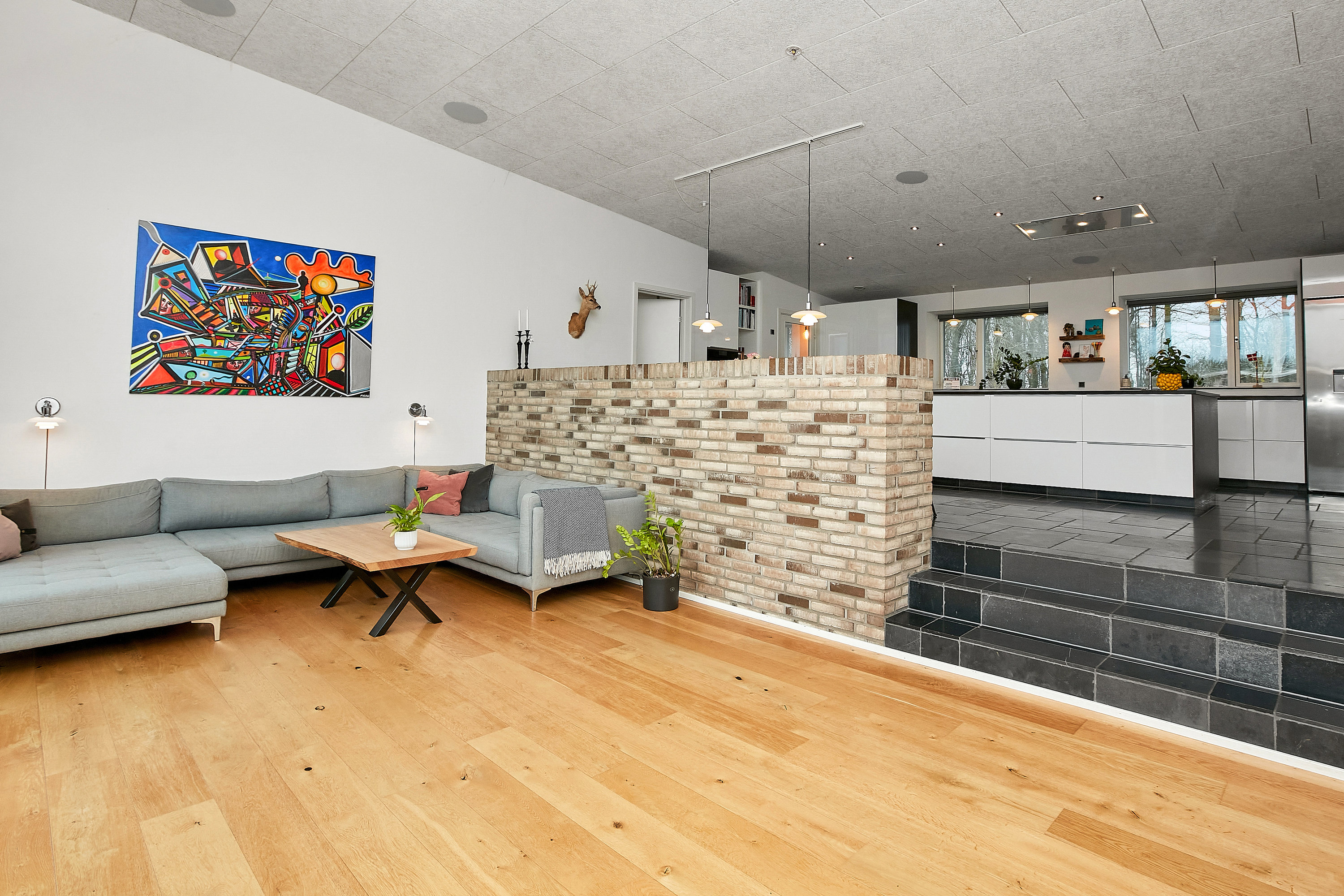 Fremhævet  billede i fuldskærmstilstand. Billede af Honum Skovvej 13, 8762 Flemming