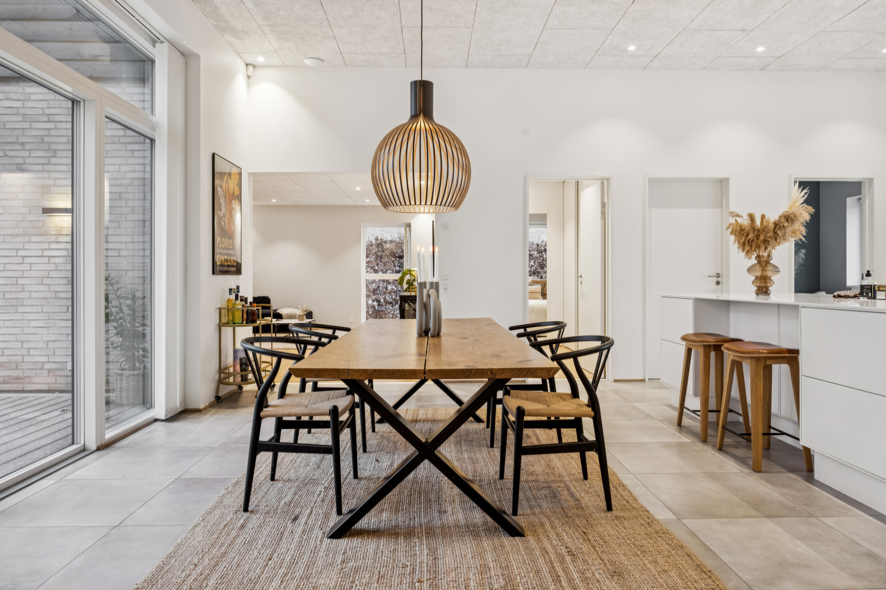 Fremhævet spisestue billede i fuldskærmstilstand. Billede af Nicolajs Have 3, Nørhalne, 9430 Vadum