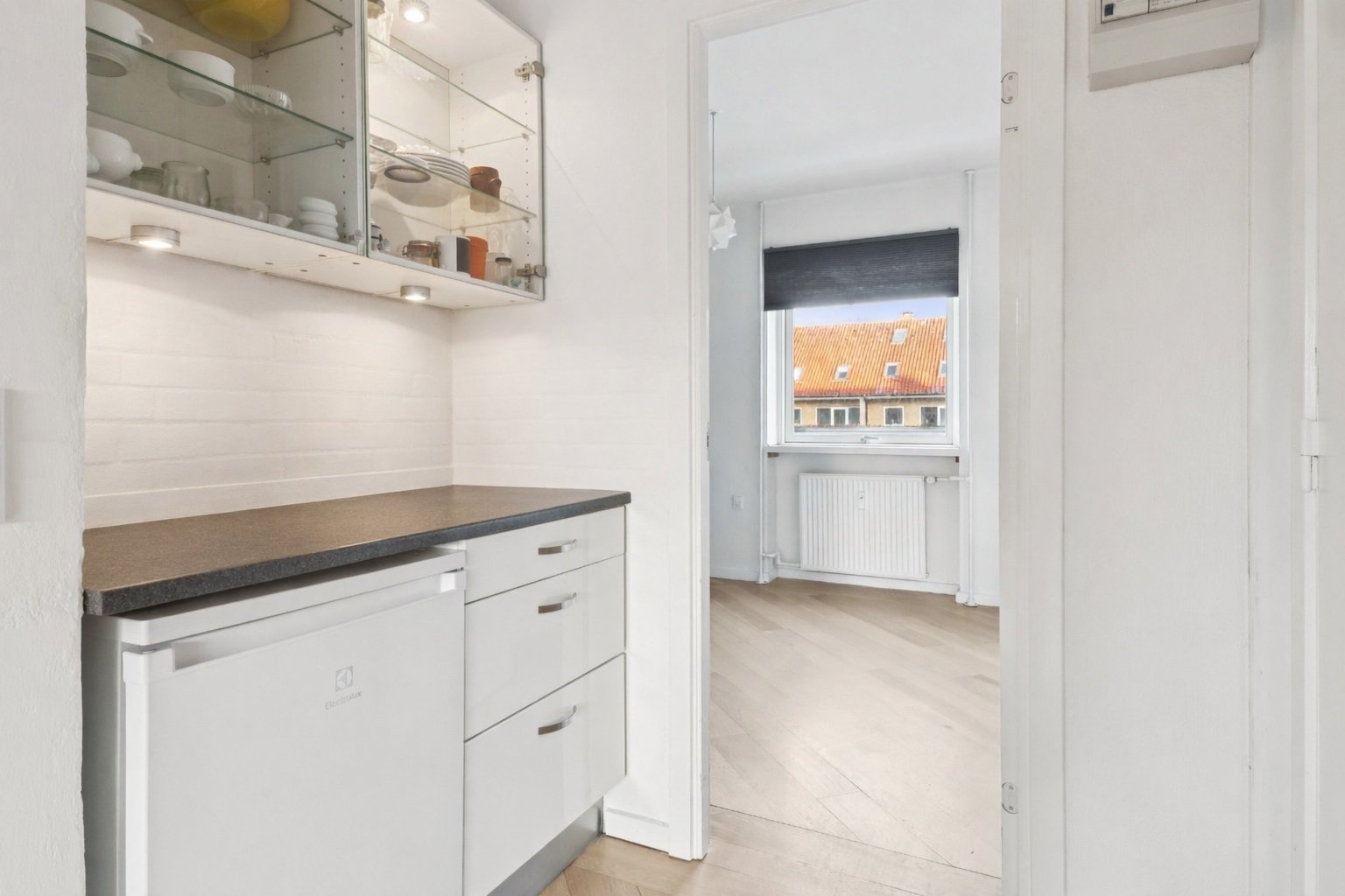 Fremhævet køkken billede i fuldskærmstilstand. Billede af Fyrrebakken 20, 1. th., 9000 Aalborg