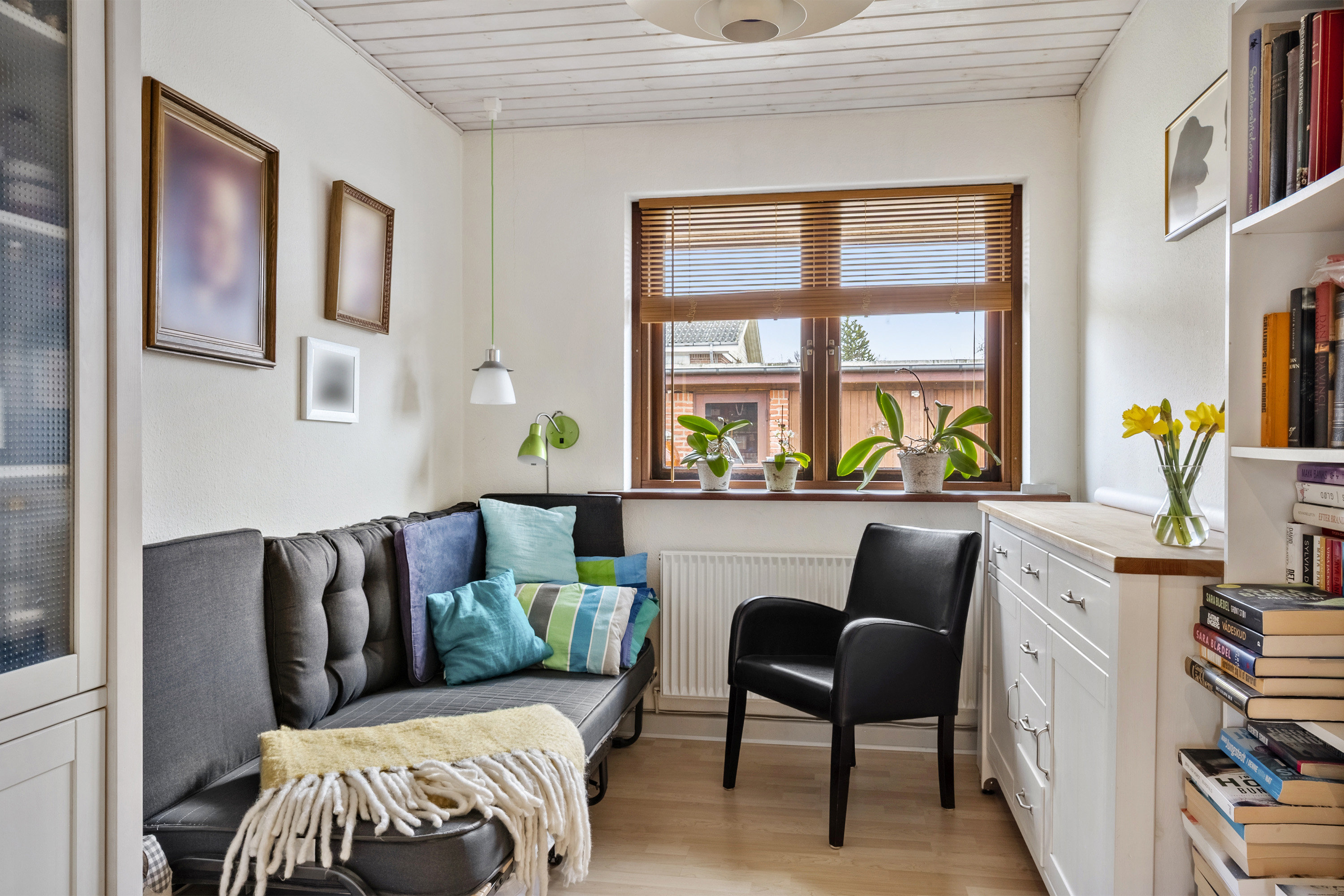 Fremhævet stue billede i fuldskærmstilstand. Billede af Hvedevænget 59, 8700 Horsens