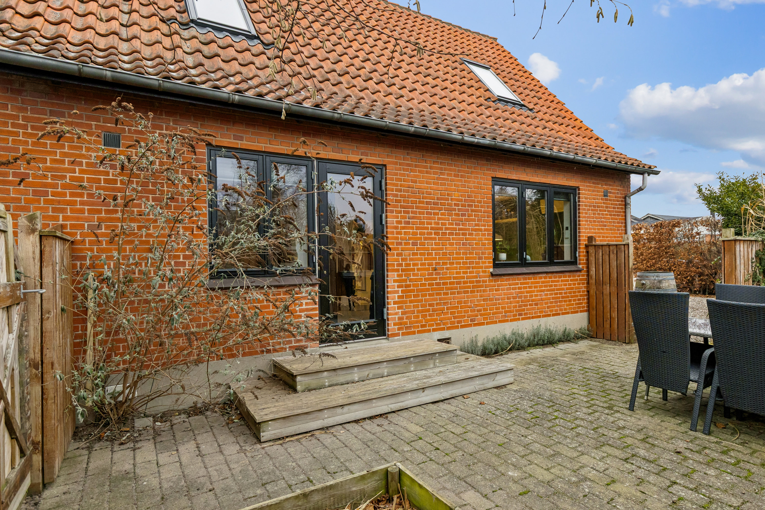 Fremhævet terrasse billede i fuldskærmstilstand. Billede af Gartnerlunden 13, Kundby, 4520 Svinninge