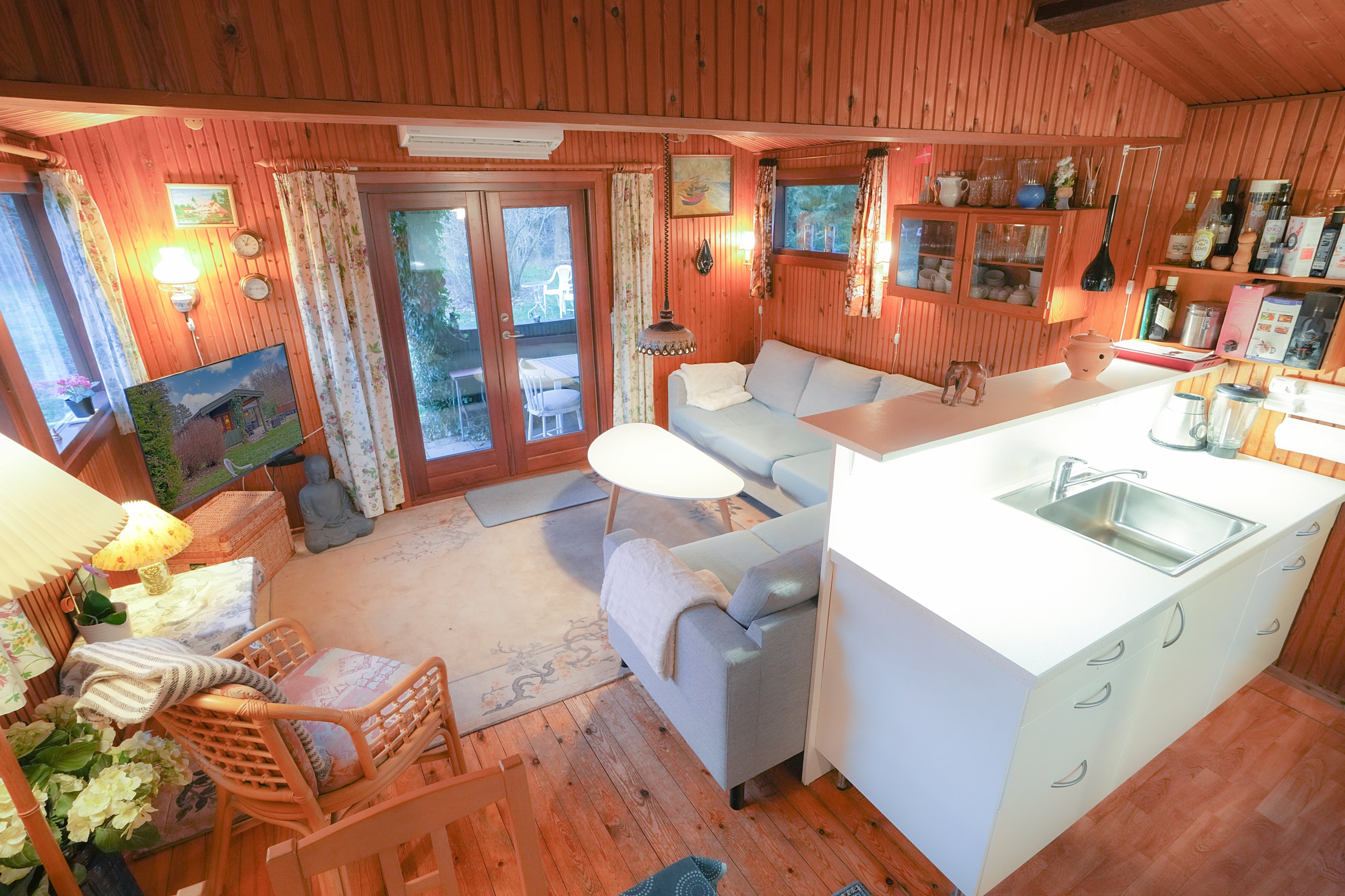 Fremhævet stue billede i fuldskærmstilstand. Billede af Nørredalen 3, Nyrup, 4500 Nykøbing Sj