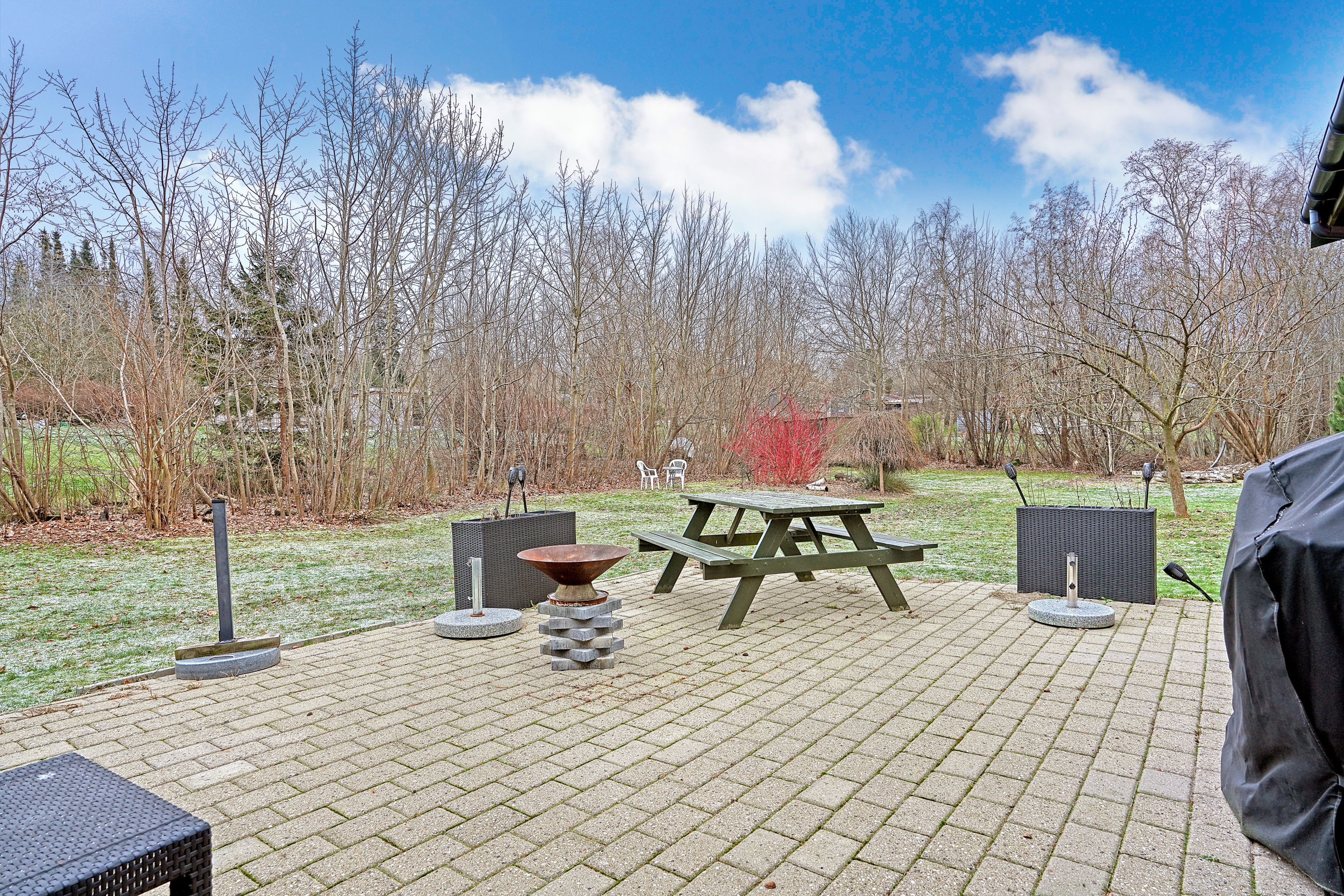 Fremhævet terrasse billede i fuldskærmstilstand. Billede af Nørredalen 3, Nyrup, 4500 Nykøbing Sj