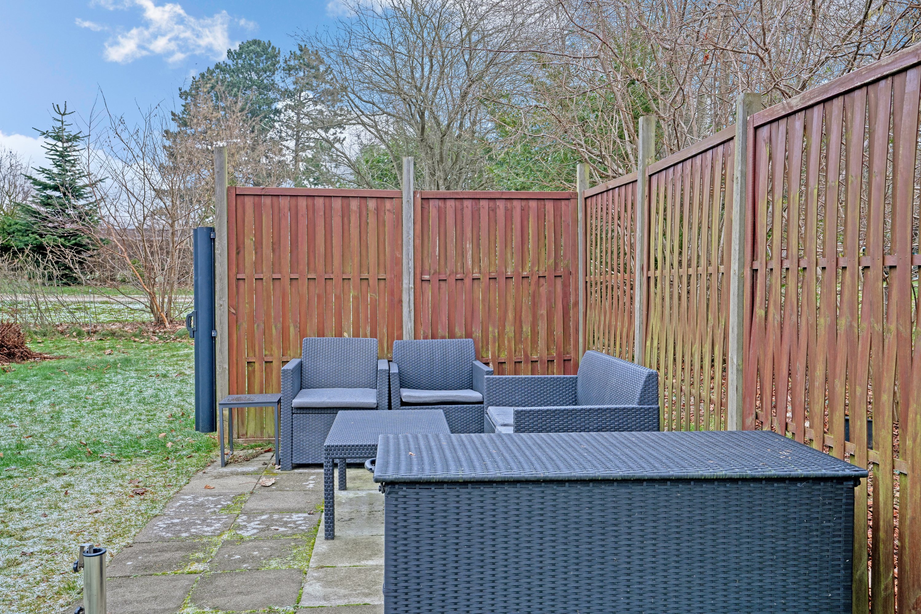 Fremhævet terrasse billede i fuldskærmstilstand. Billede af Nørredalen 3, Nyrup, 4500 Nykøbing Sj