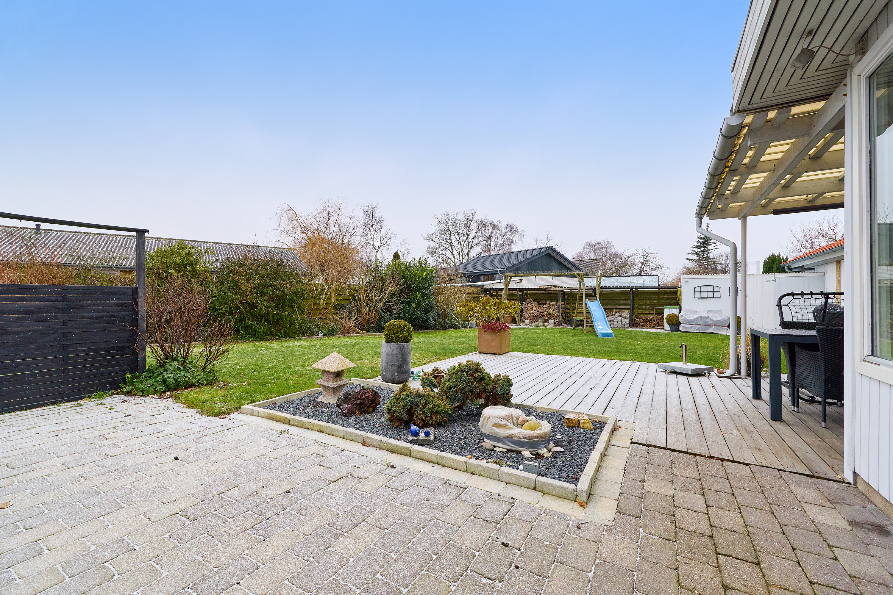 Fremhævet terrasse billede i fuldskærmstilstand. Billede af Linderupvej 7, 3600 Frederikssund