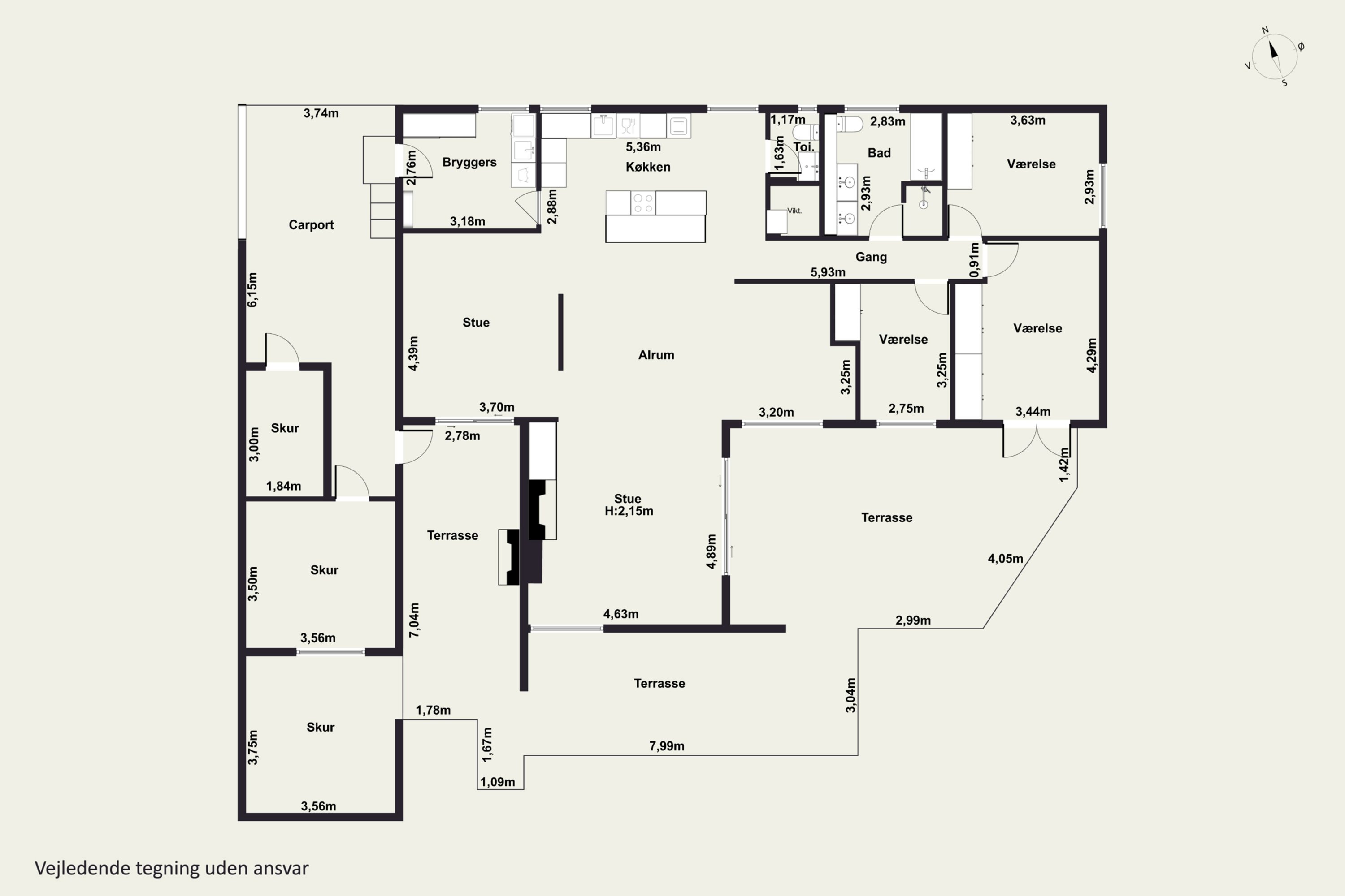 Plantegninger billede af Akacieparken 32, 7430 Ikast