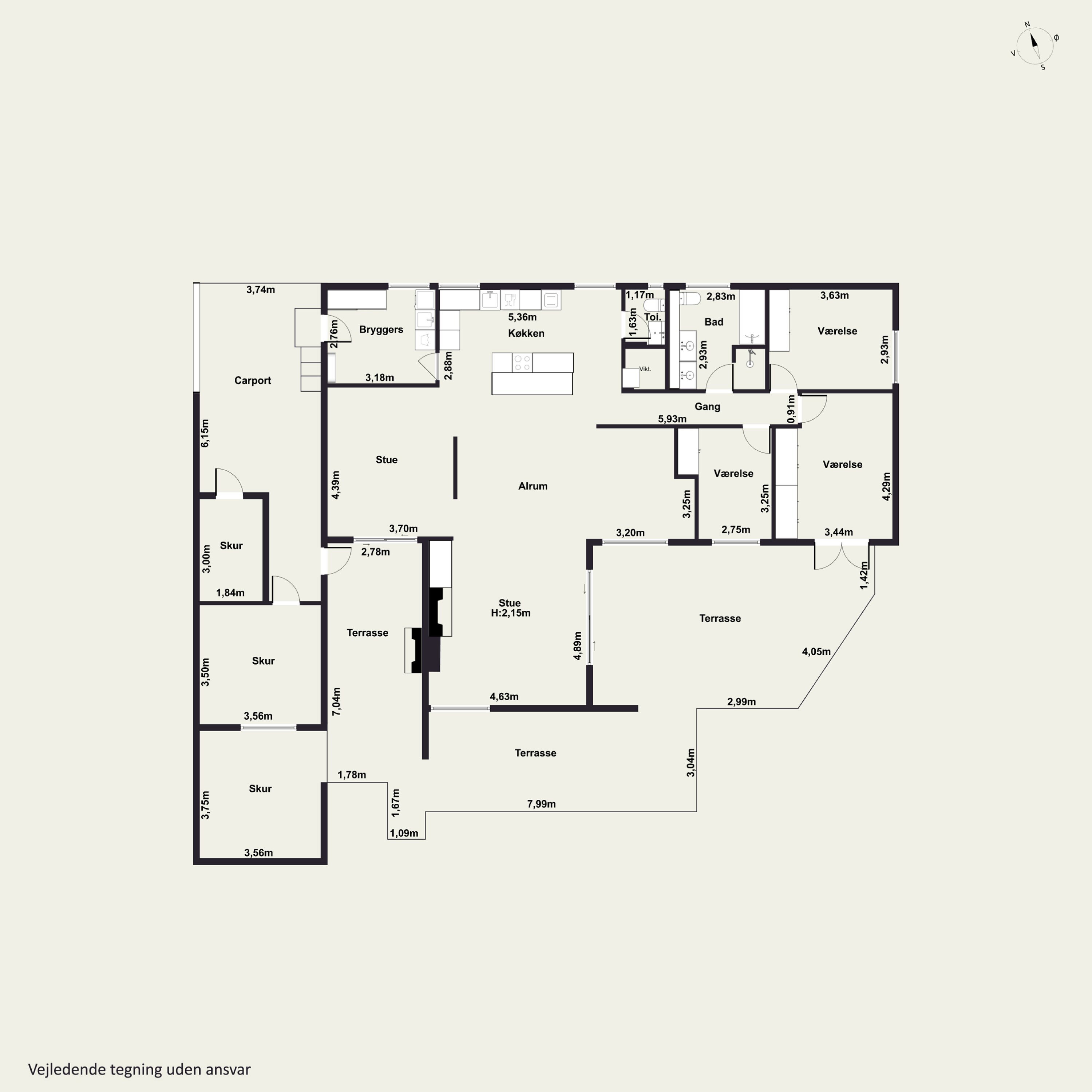 Plantegninger billede af Akacieparken 32, 7430 Ikast