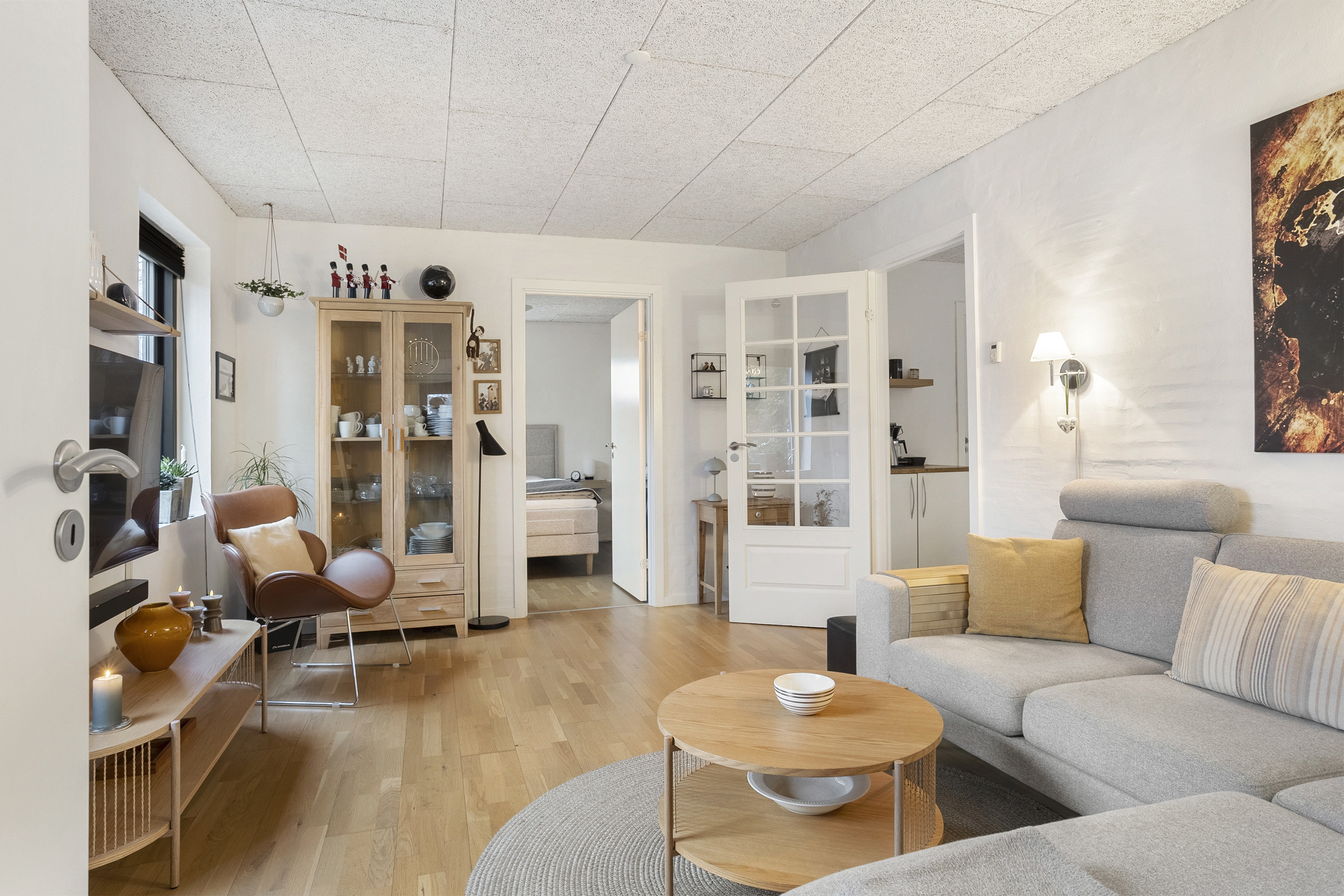 Fremhævet stue billede i fuldskærmstilstand. Billede af Vejenvej 14, Askov, 6600 Vejen