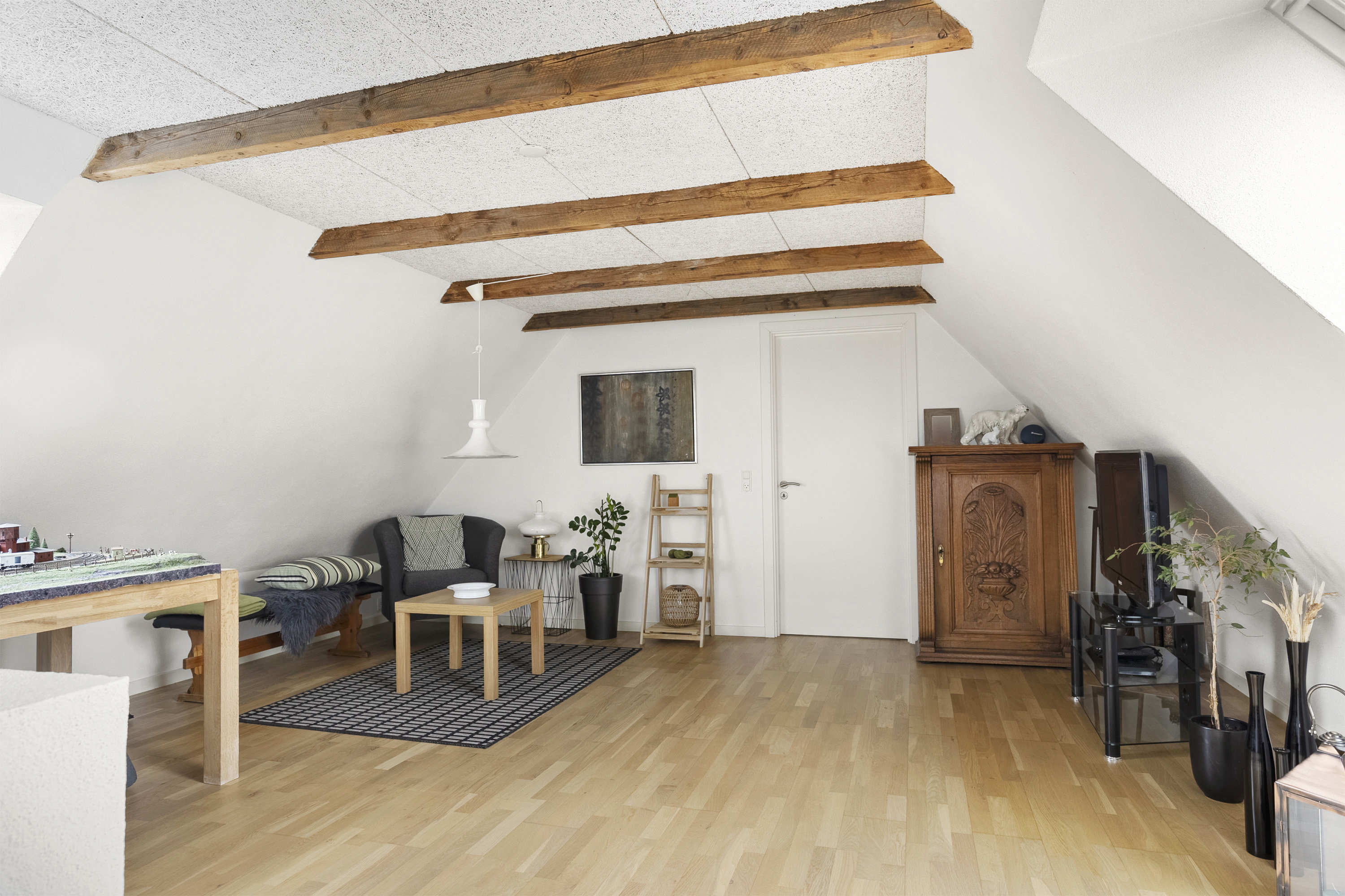 Fremhævet stue billede i fuldskærmstilstand. Billede af Vejenvej 14, Askov, 6600 Vejen