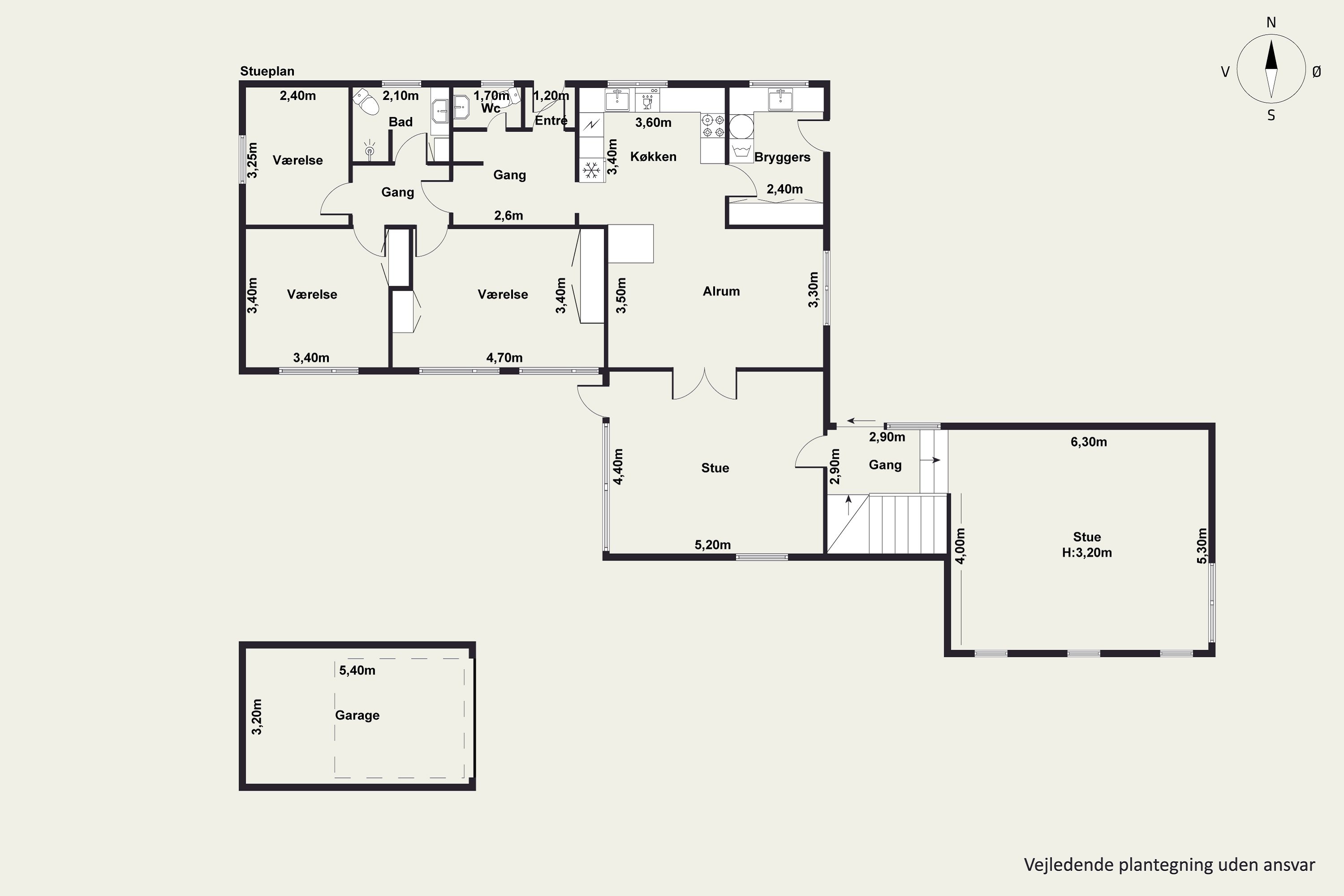 Plantegninger billede af Porsevænget 5, 9850 Hirtshals
