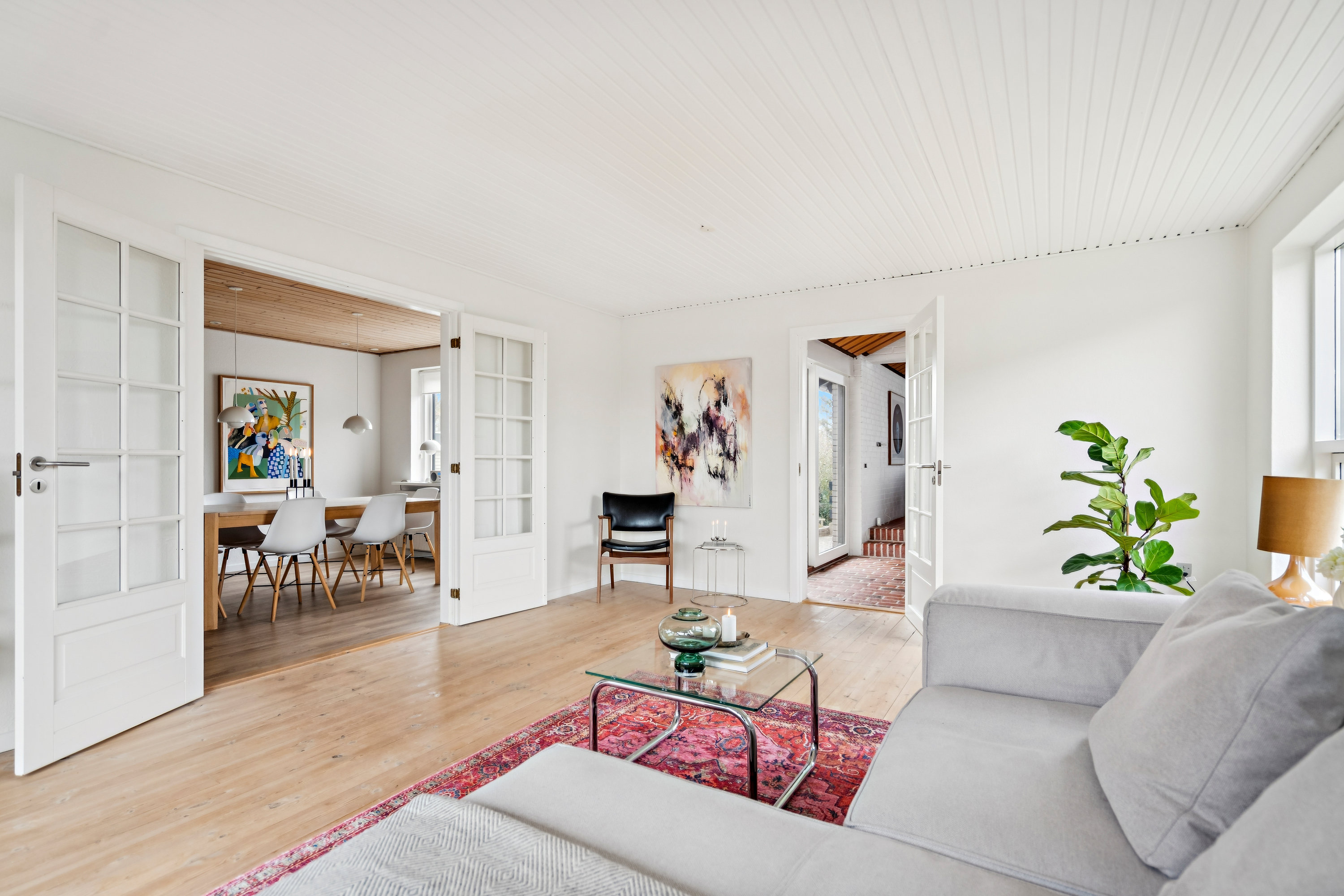 Fremhævet stue billede i fuldskærmstilstand. Billede af Porsevænget 5, 9850 Hirtshals