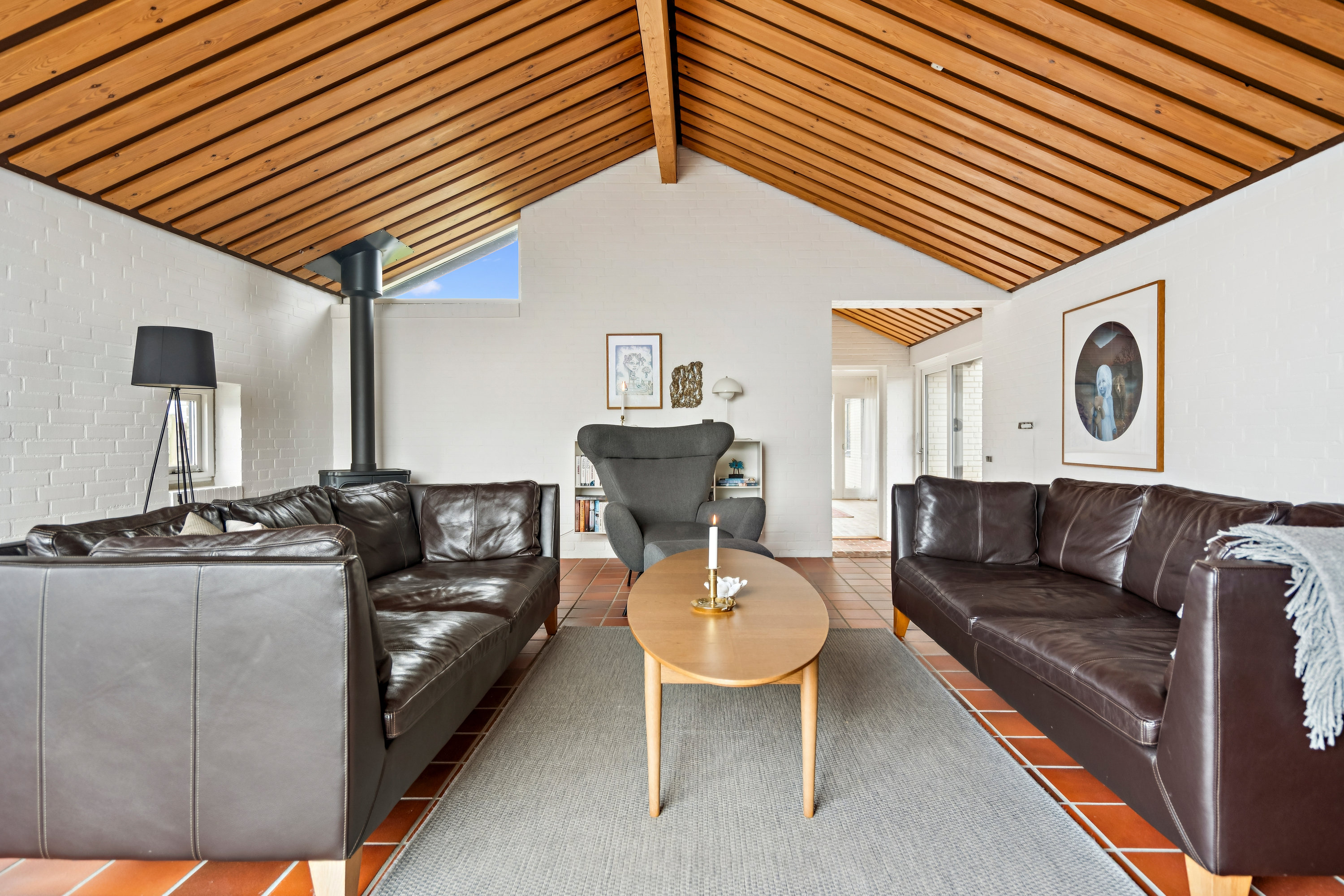 Fremhævet stue billede i fuldskærmstilstand. Billede af Porsevænget 5, 9850 Hirtshals