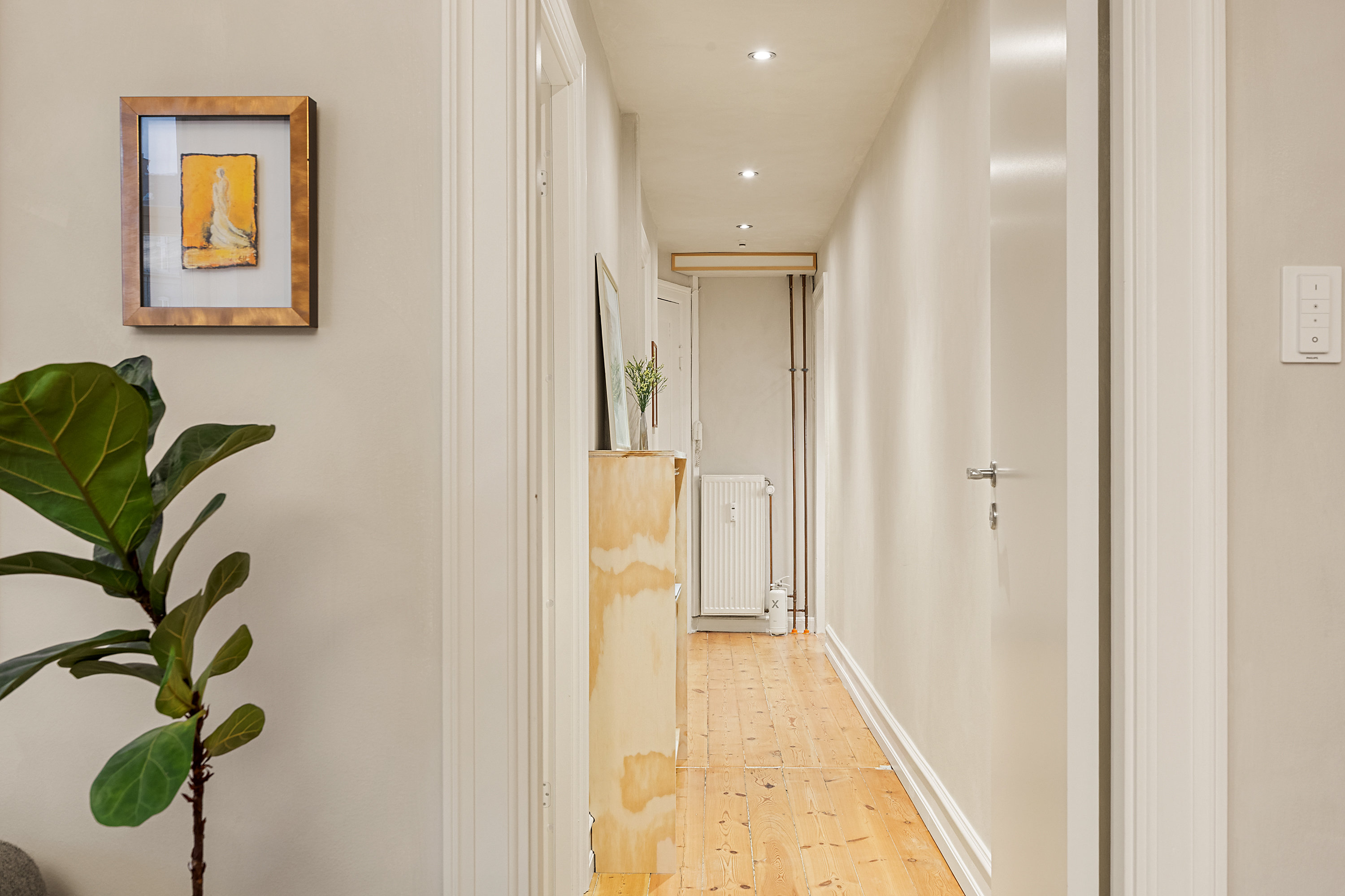 Fremhævet gang billede i fuldskærmstilstand. Billede af Nørrebrogade 205, 2. th., 2200 København N