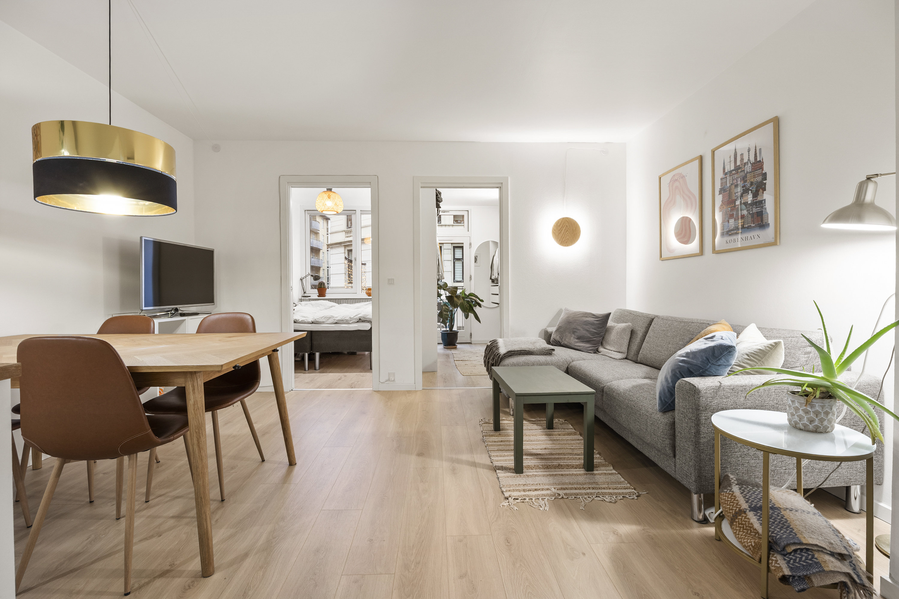 Fremhævet stue billede i fuldskærmstilstand. Billede af Blågårdsgade 26, 1. 5., 2200 København N