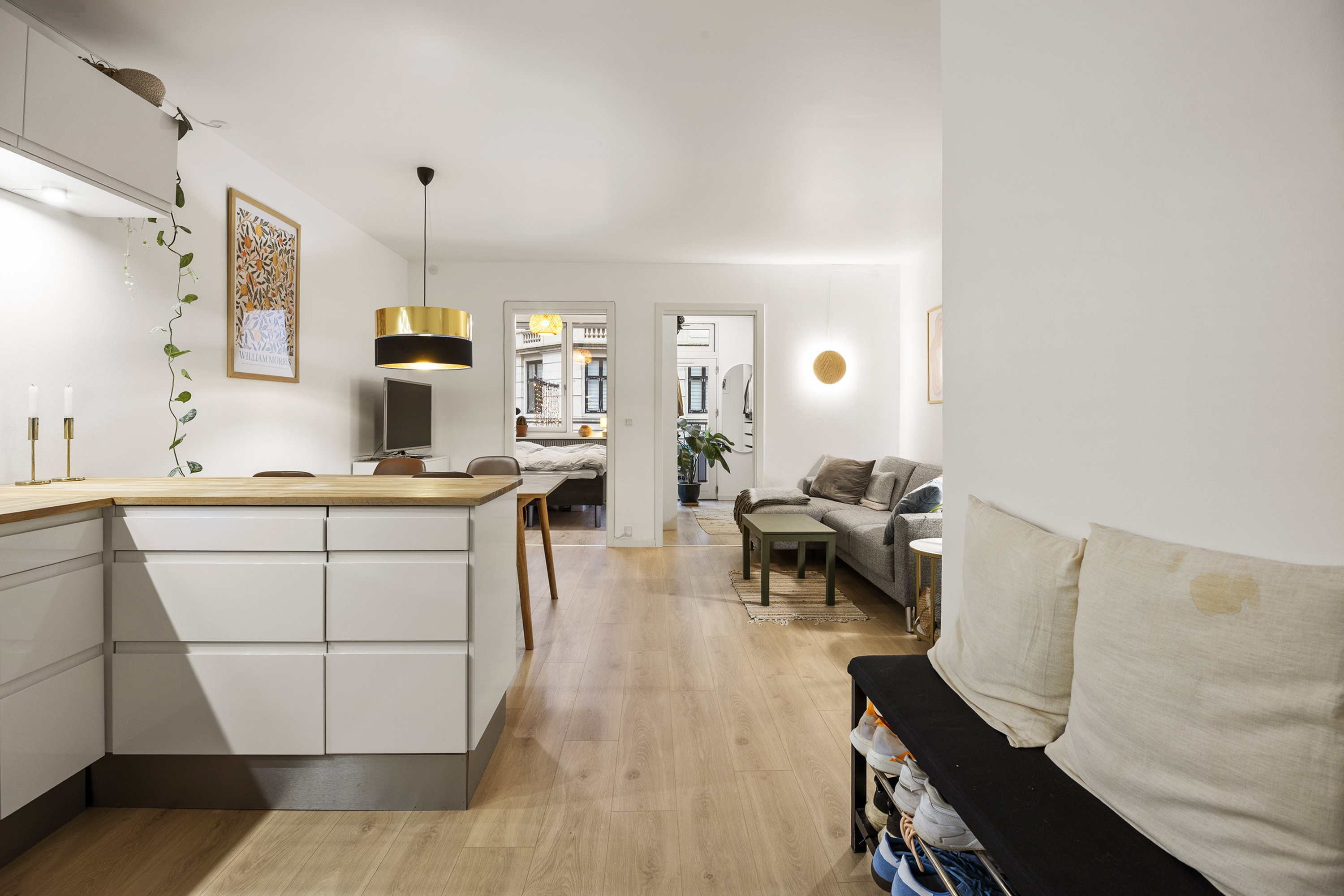 Fremhævet køkken alrum billede i fuldskærmstilstand. Billede af Blågårdsgade 26, 1. 5., 2200 København N