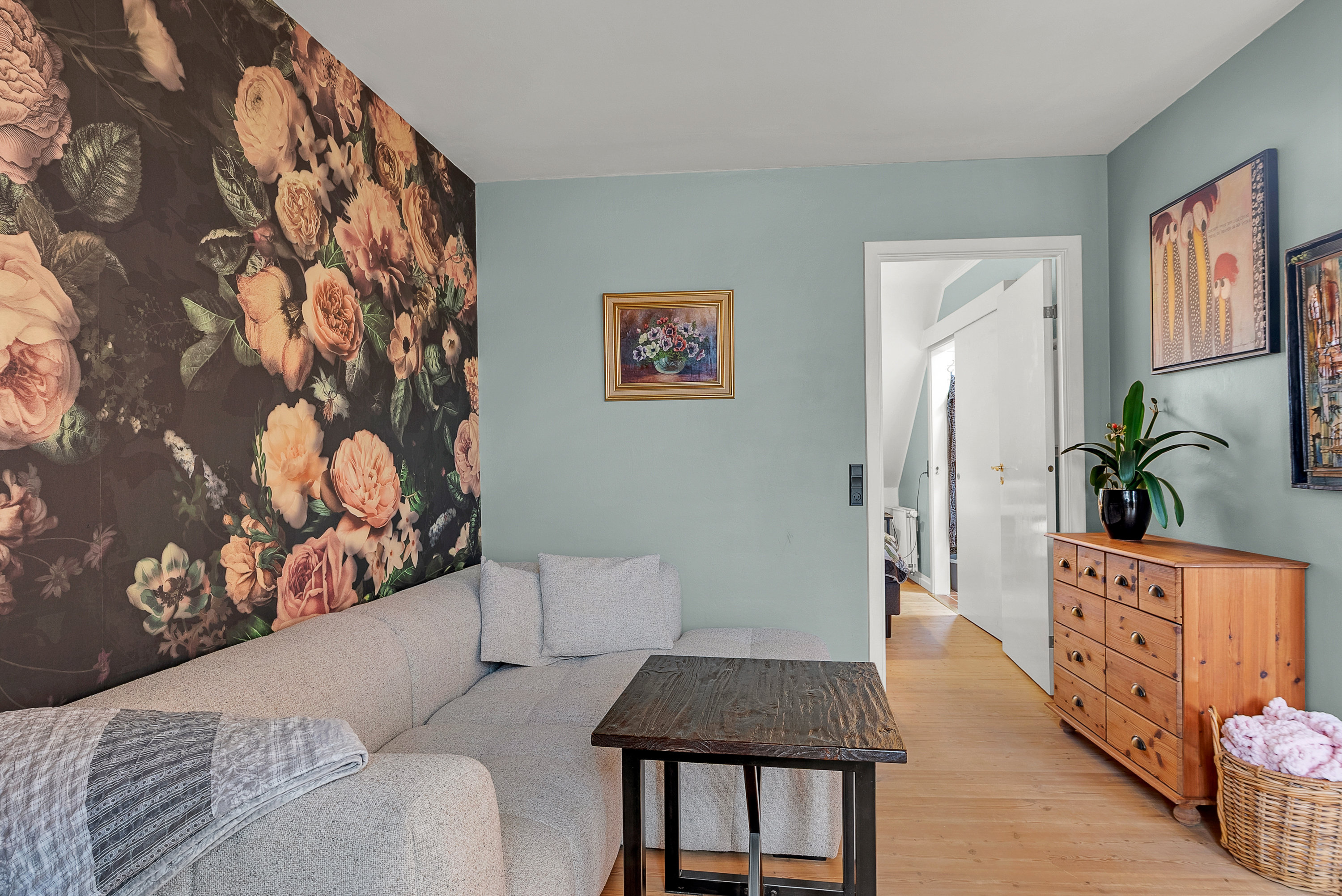 Fremhævet stue billede i fuldskærmstilstand. Billede af Lagonis Minde 9M, 5600 Faaborg