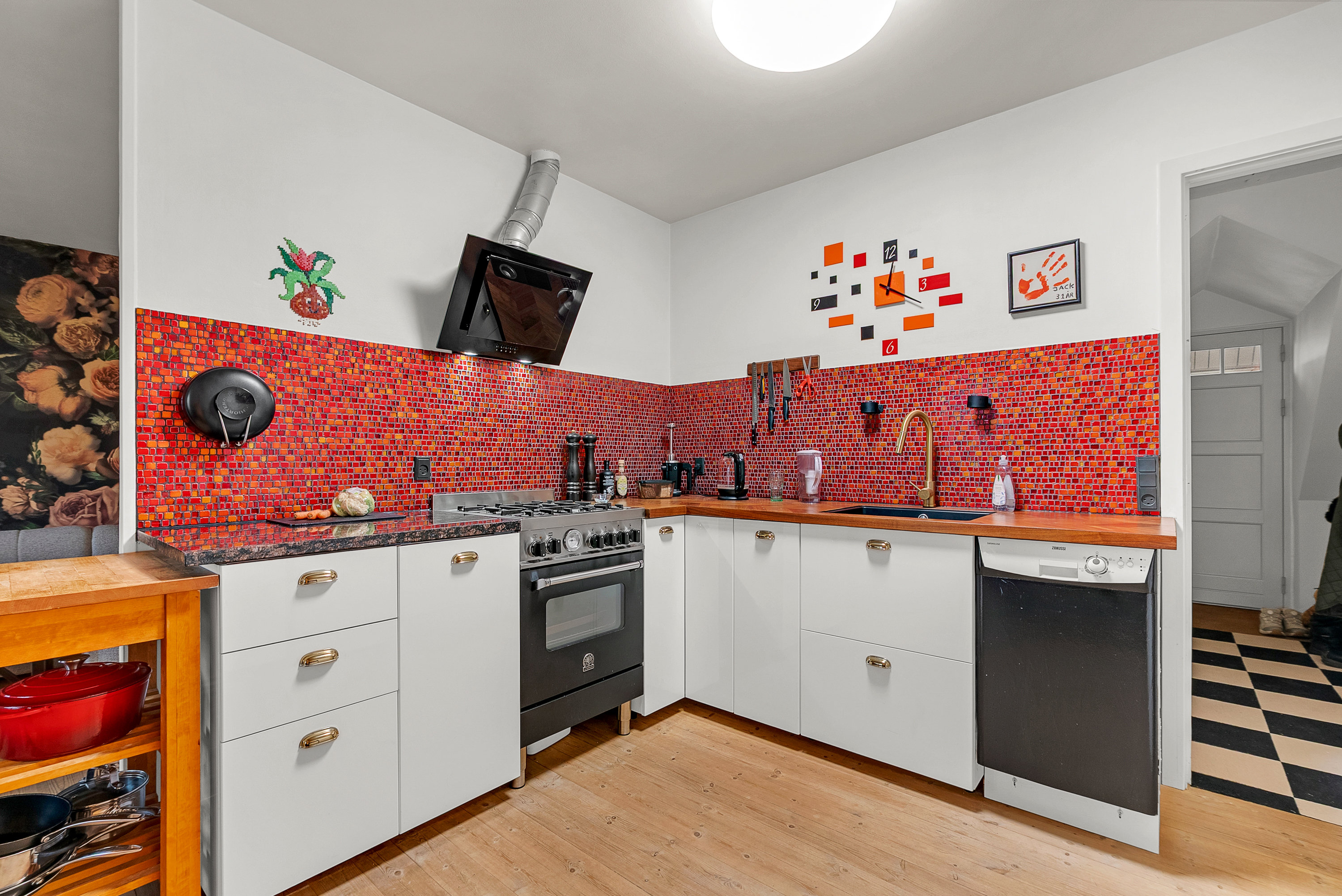 Fremhævet køkken billede i fuldskærmstilstand. Billede af Lagonis Minde 9M, 5600 Faaborg